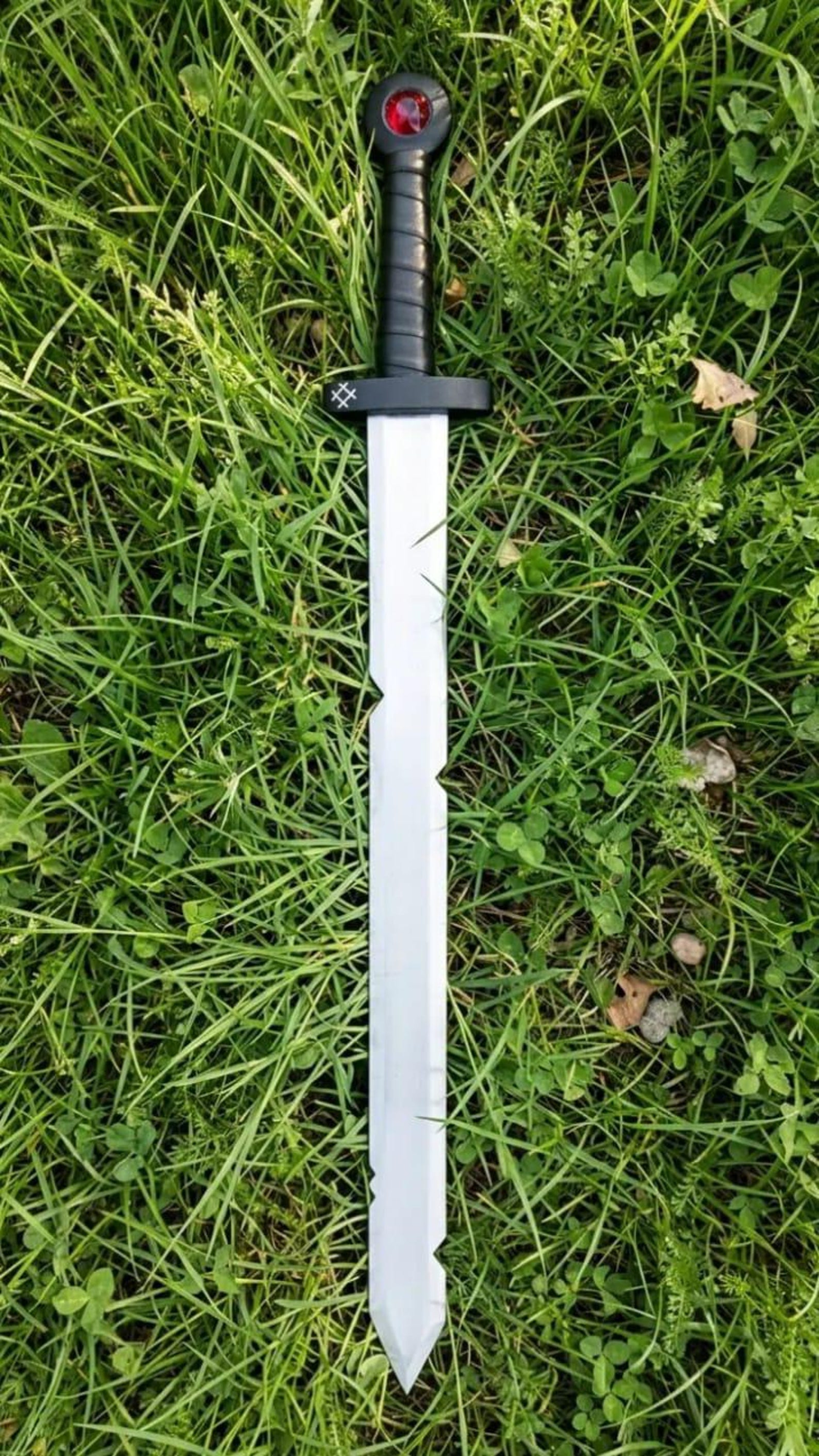 FinnInspired Scarlet Golden Blade Replica Handcrafted Decorative Sword With Leather Sheath Bl 6