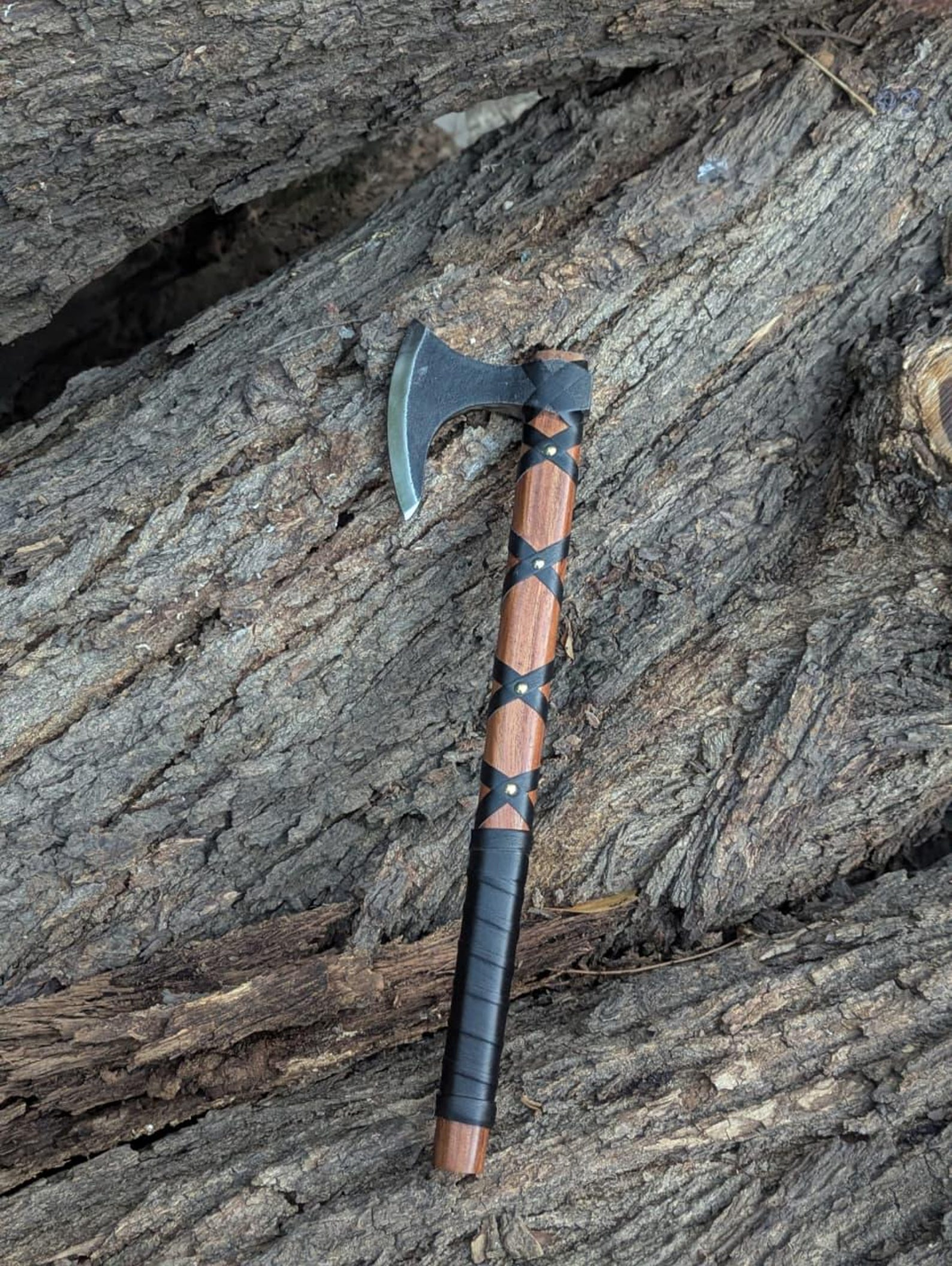 Handmade Ragnar Lothbrok Viking Axe 18 Steel Collectible With Premium Leather Sheath Collecto 8