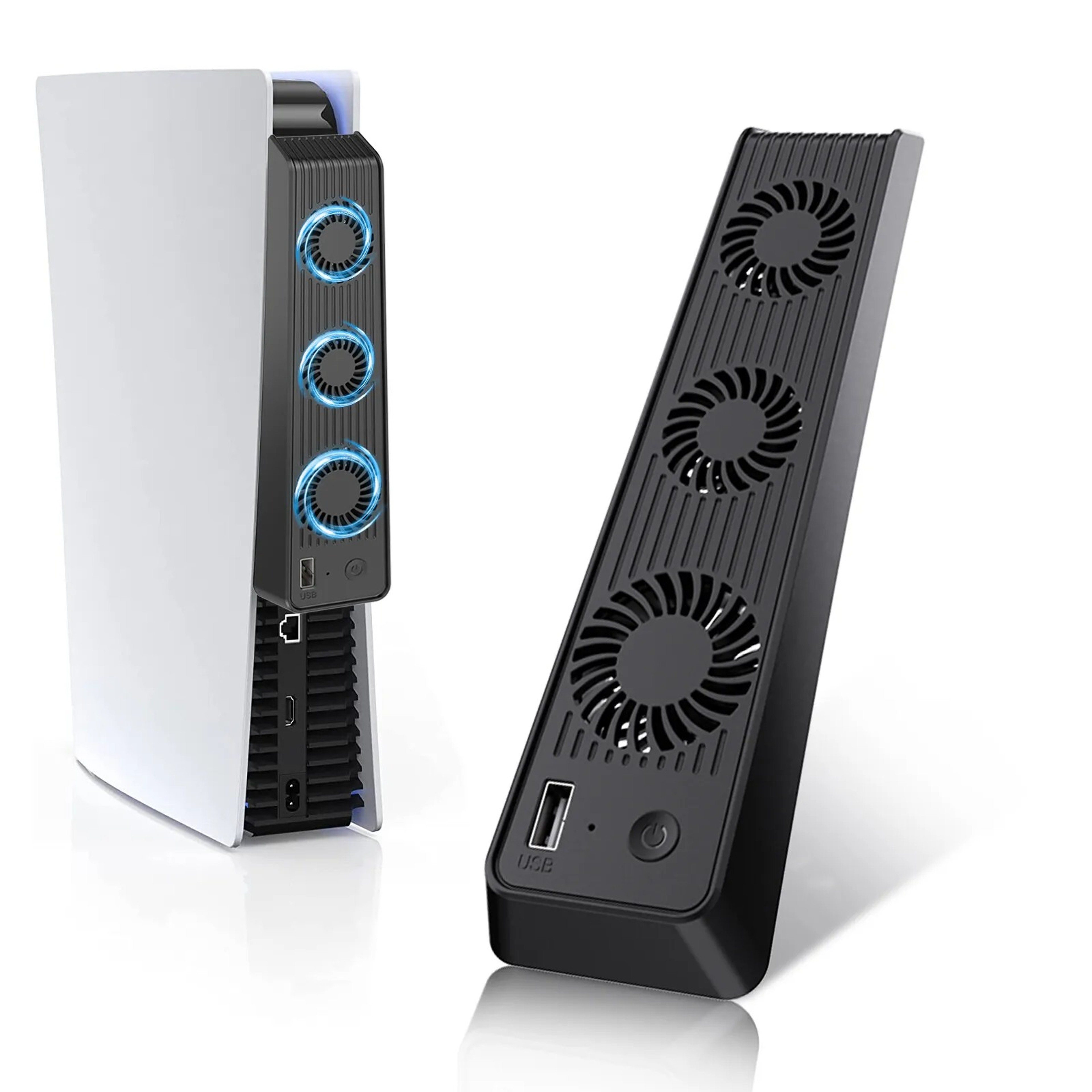 External Cooling Fan Cooler, Game Accessories for PlayStation 5 Host Console, Efficient Heat Dissipation – view 1