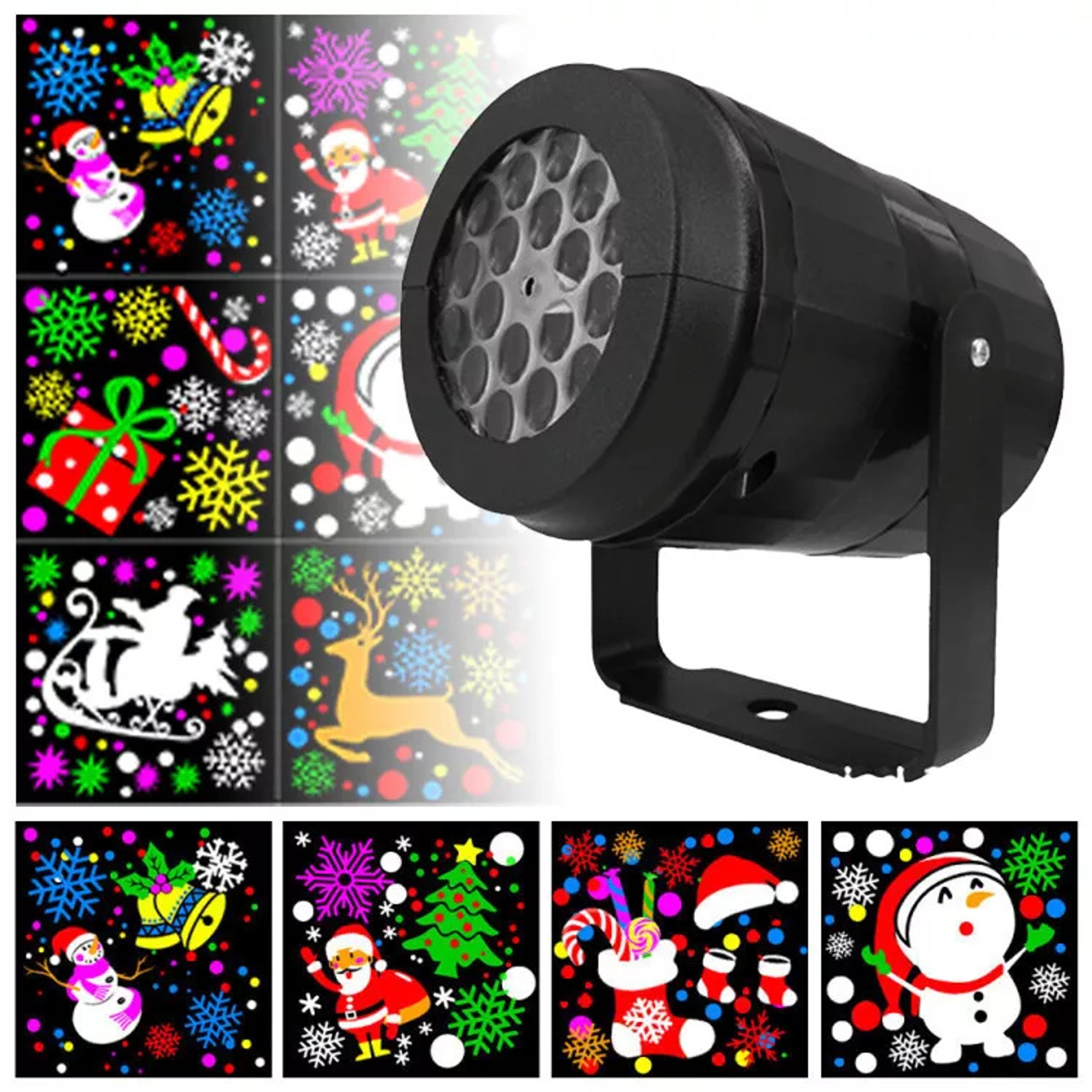Christmas LED Laser Projector Lights Rotate Projection Lamp Kdis Bedroom Decor 8