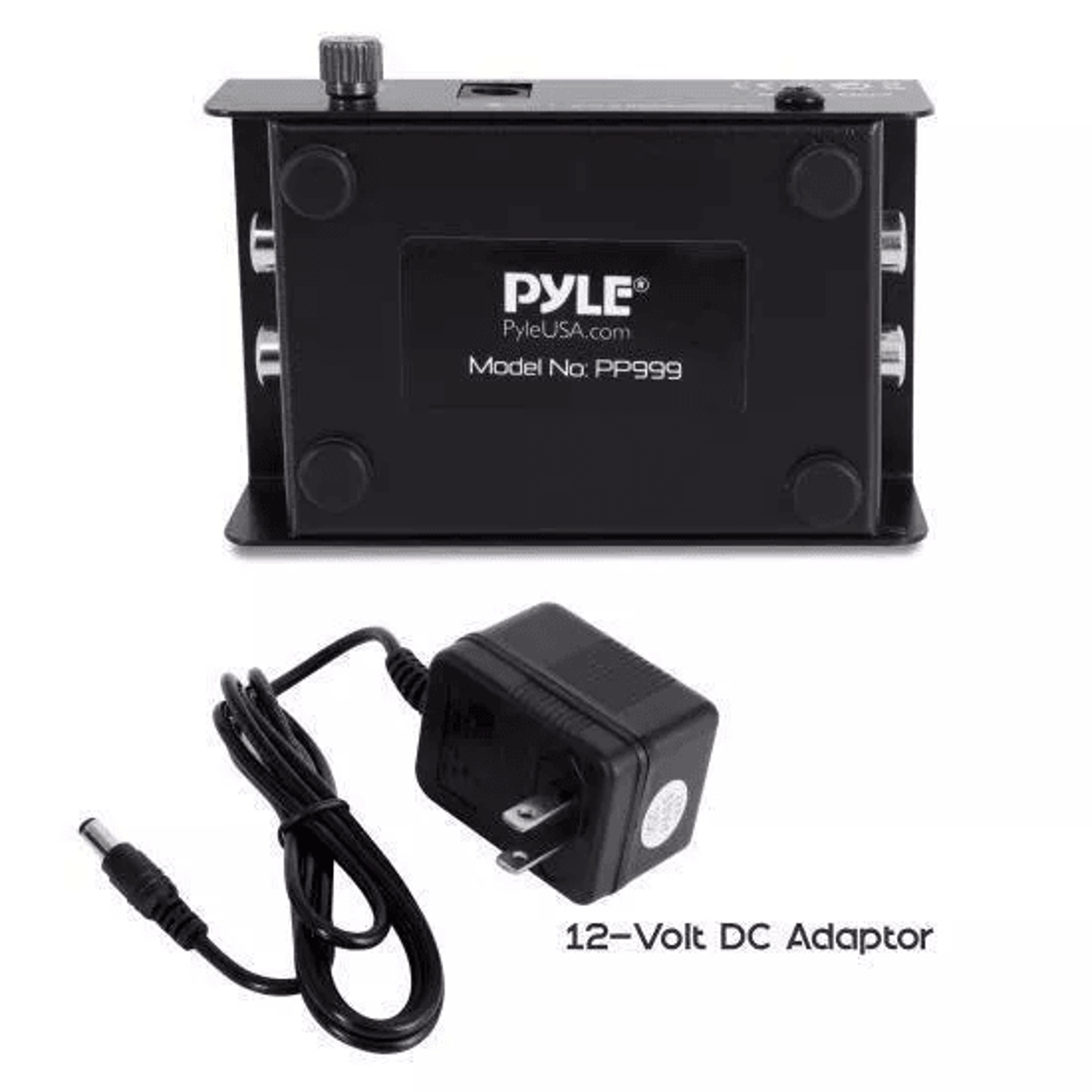 Pyle PRO Phono Turntable PreAmplifier HiFi Audio Preamp For MM Turntables With RCA Input  Output Gr 3
