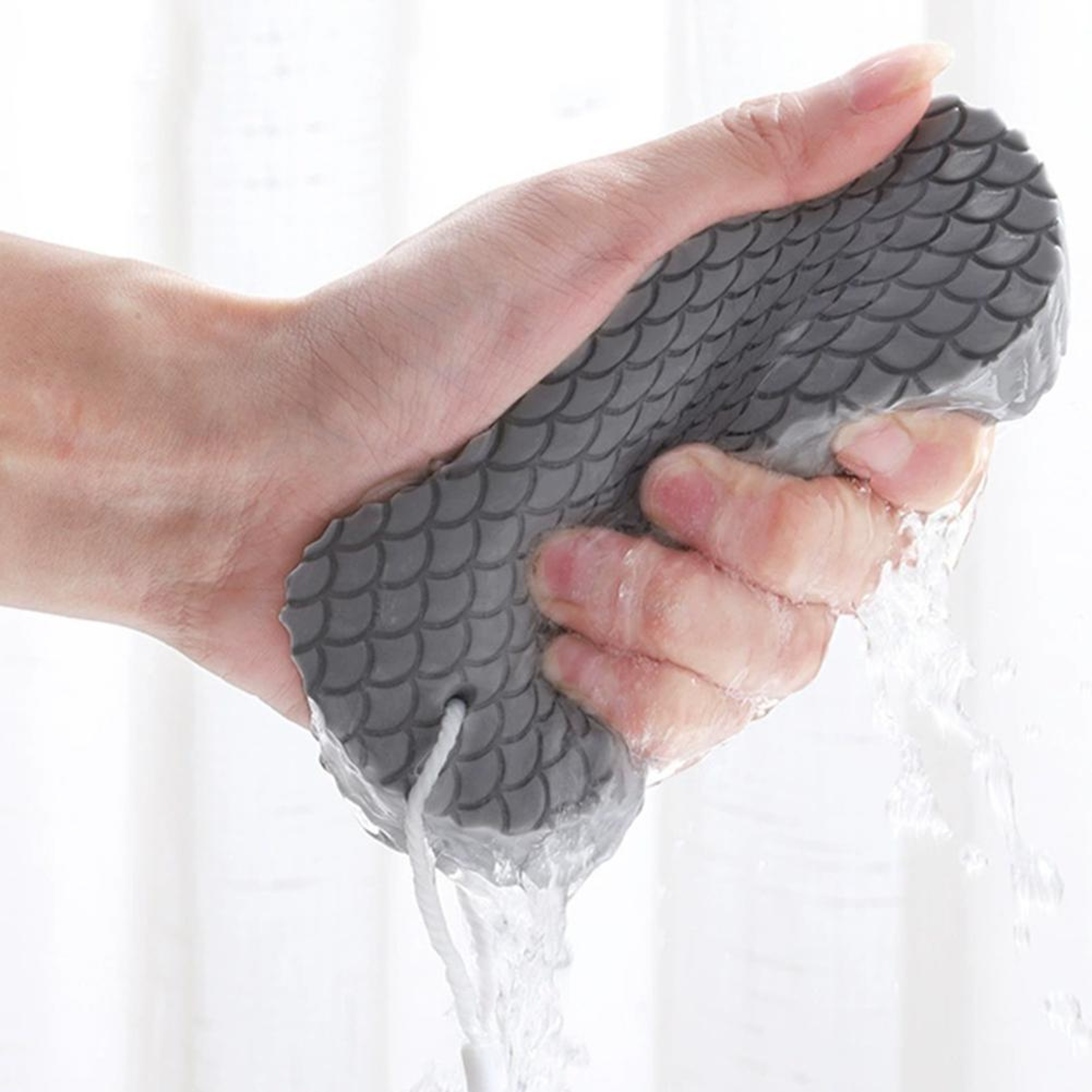 SilkyGlow 3D Exfoliating Bath Sponge For Kids  Adults 2