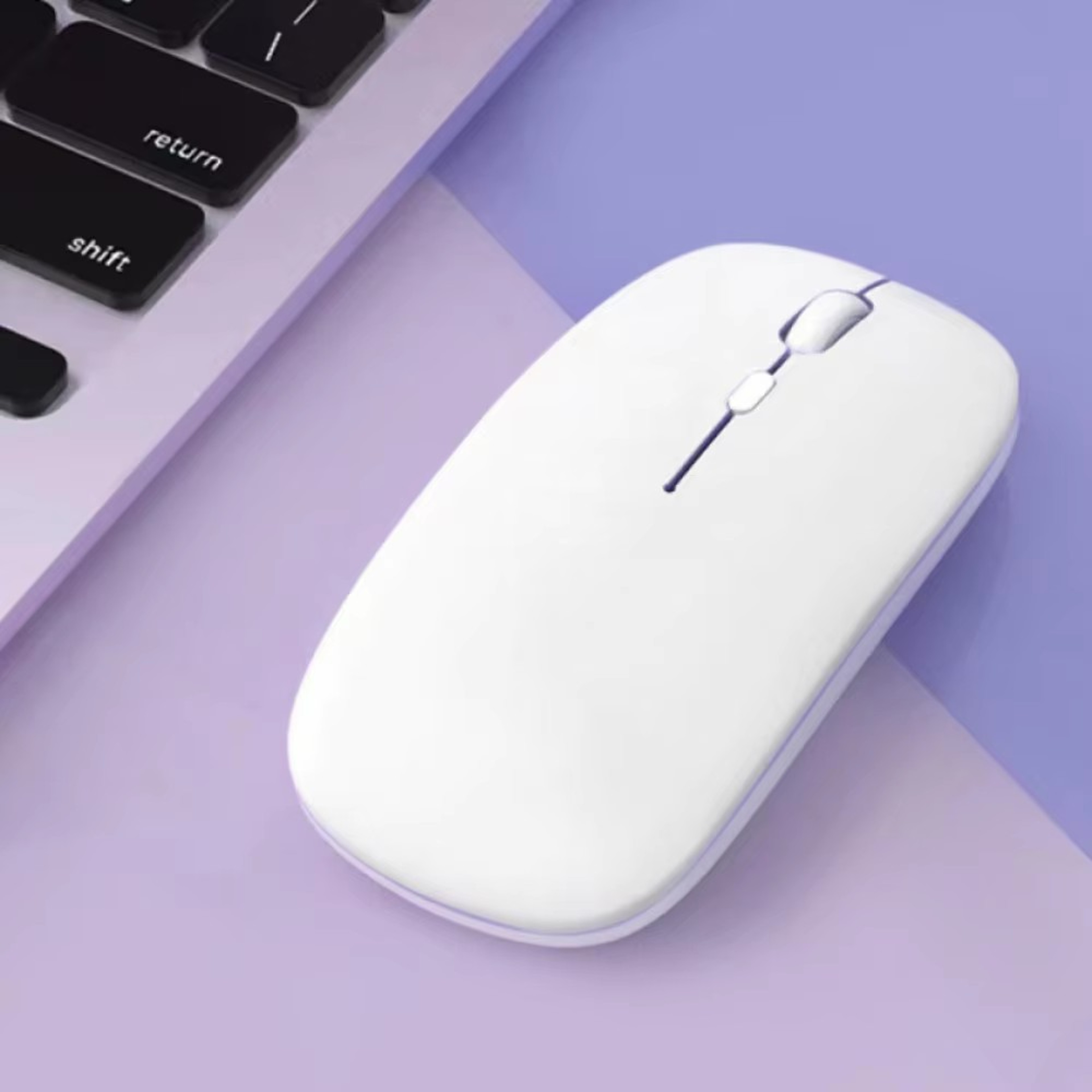 Marcaron Universal Bluetooth Silent Mouse Wireless Noiseless Optical Mouse For Laptop Tablet  PC 9