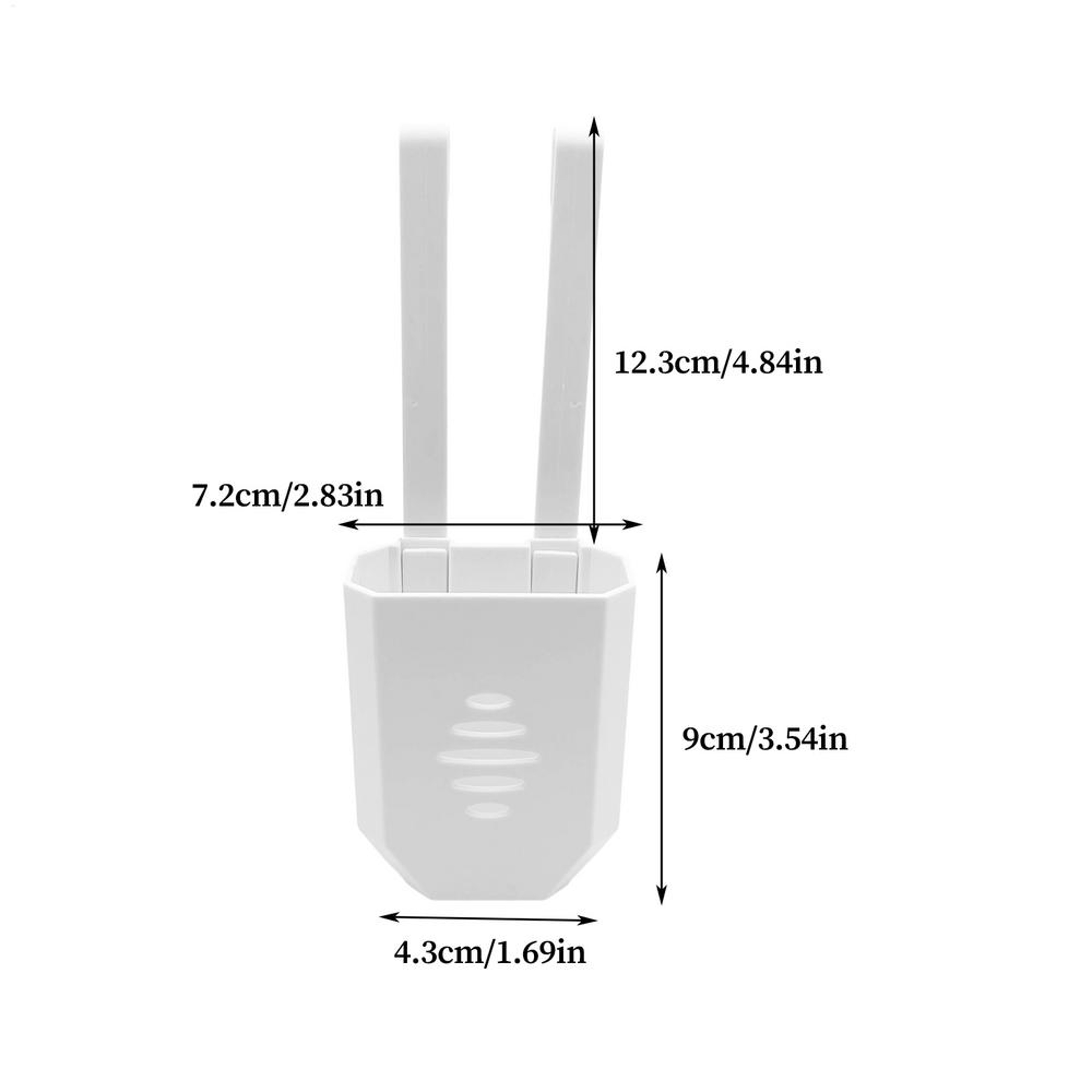 Flush Flow Adjustable Toilet Cleaning Tablet Holder 7