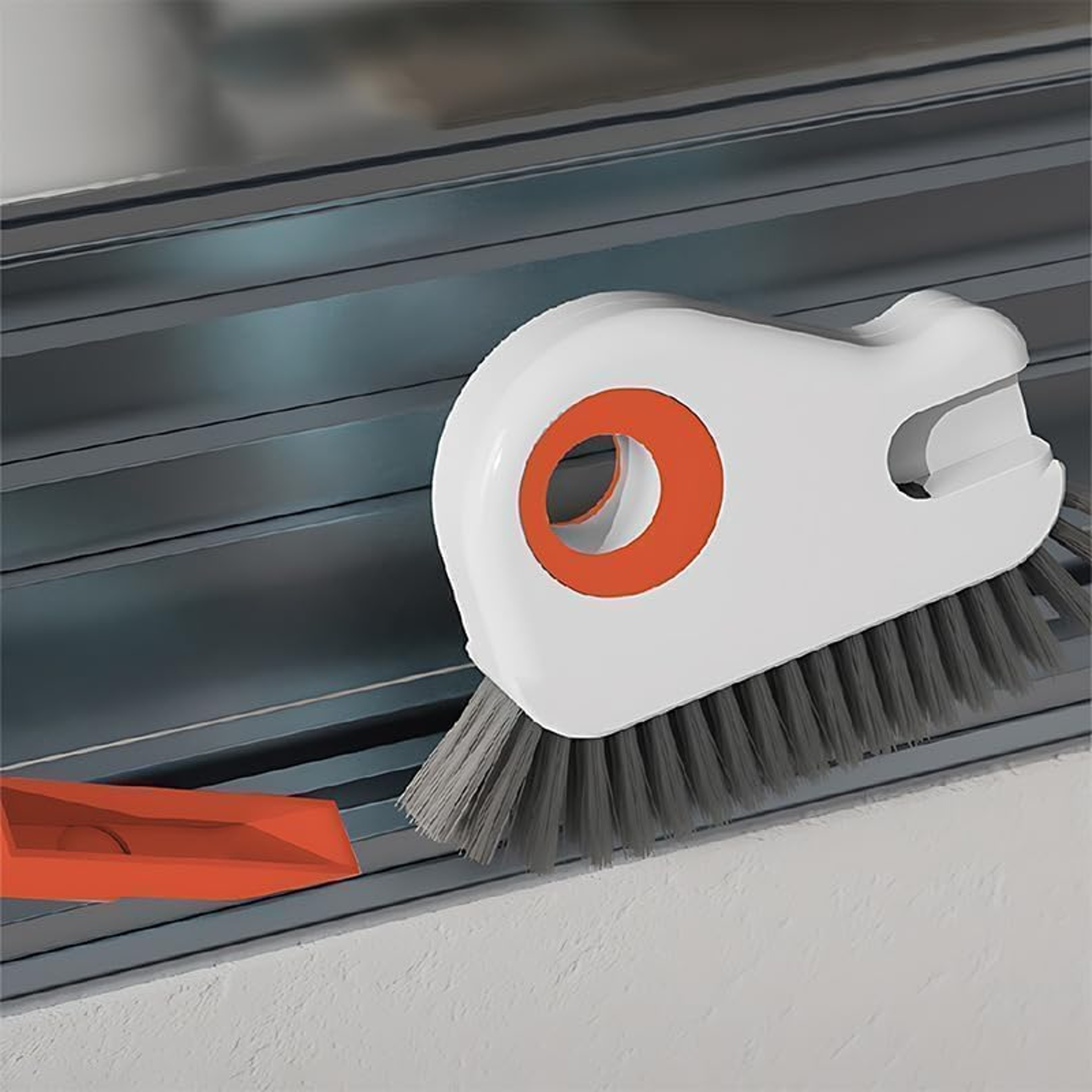 Precision Groove Cleaning Brush For Window Tracks Door Rails  Hard To Reach Gaps 2