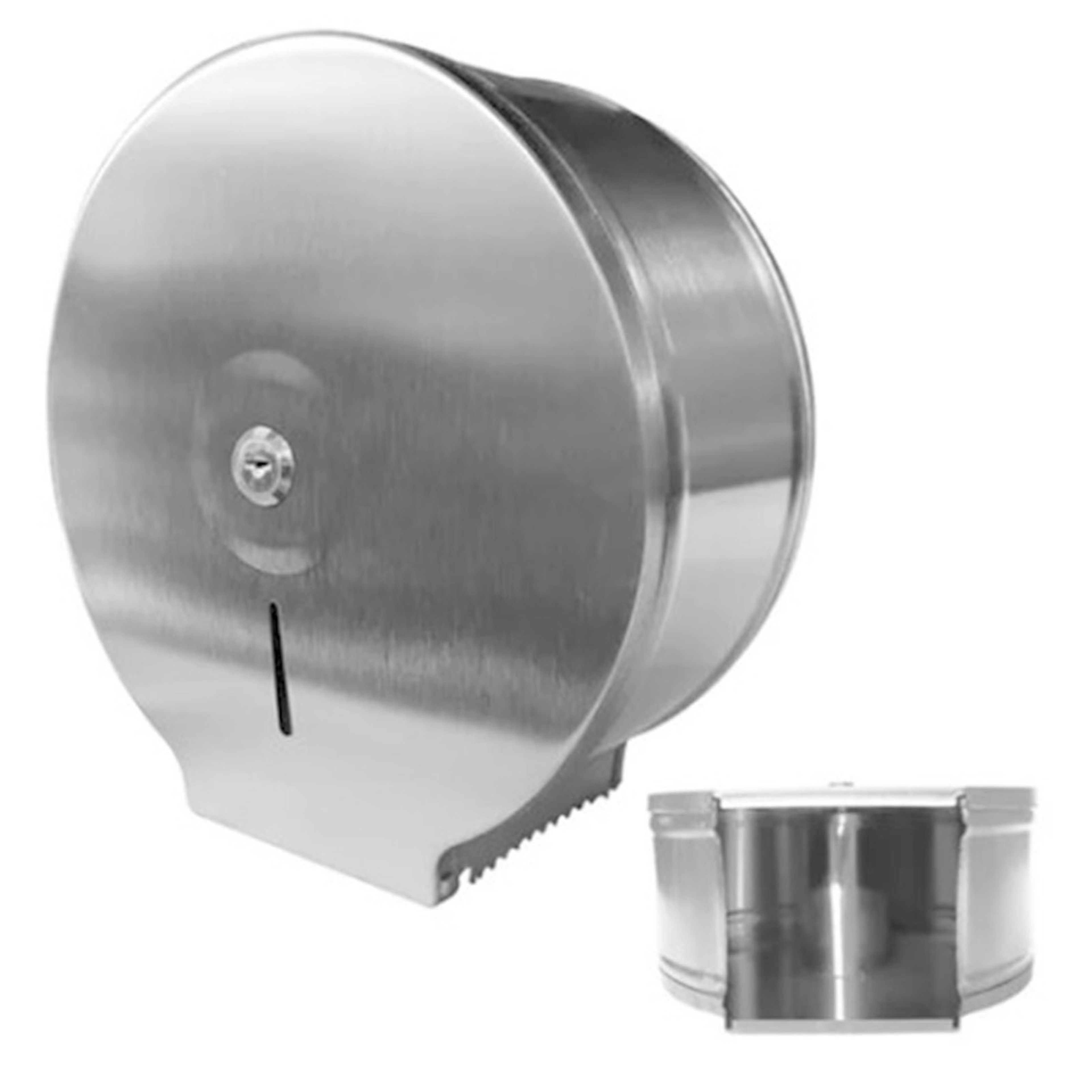 Premium Stainless Steel Toilet Paper Holder  Waterproof Bathroom Tissue Dispenser Easy Install Wall 1