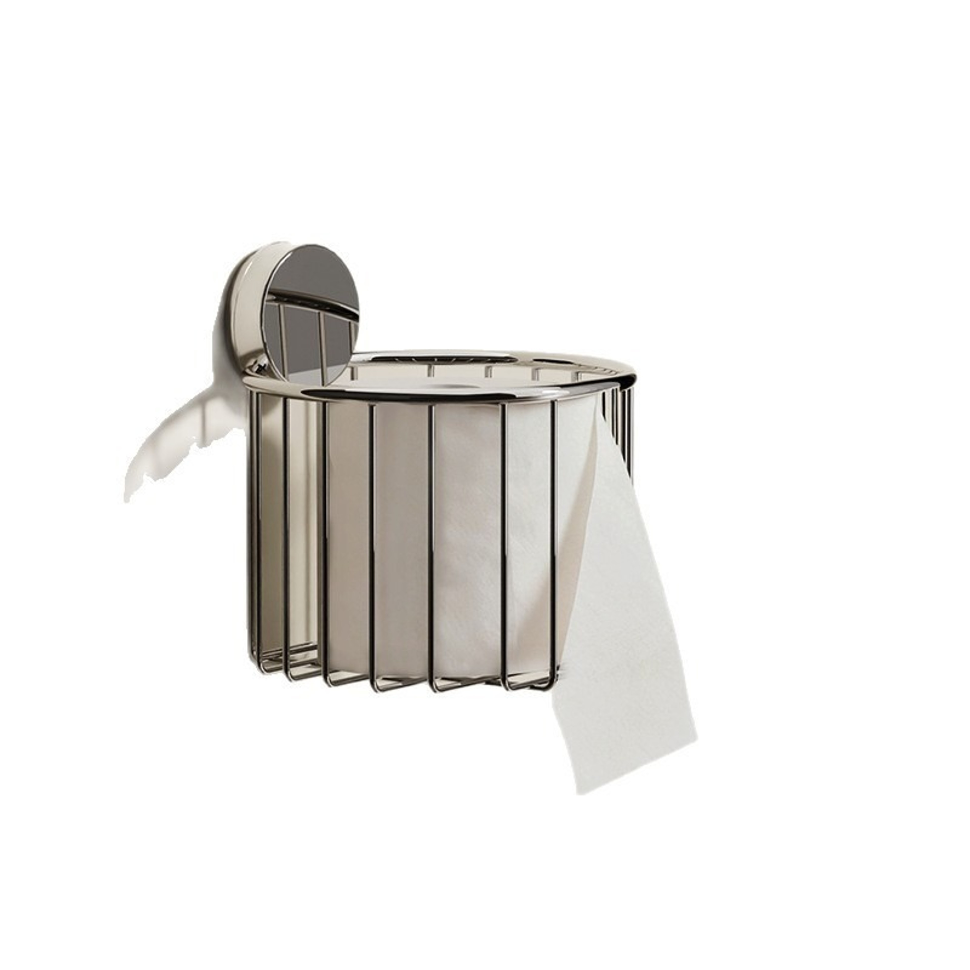 Stainless Steel Suction Cup Toilet Paper Holder Wall Mount No Drill Bathroom Tissue Rack 5
