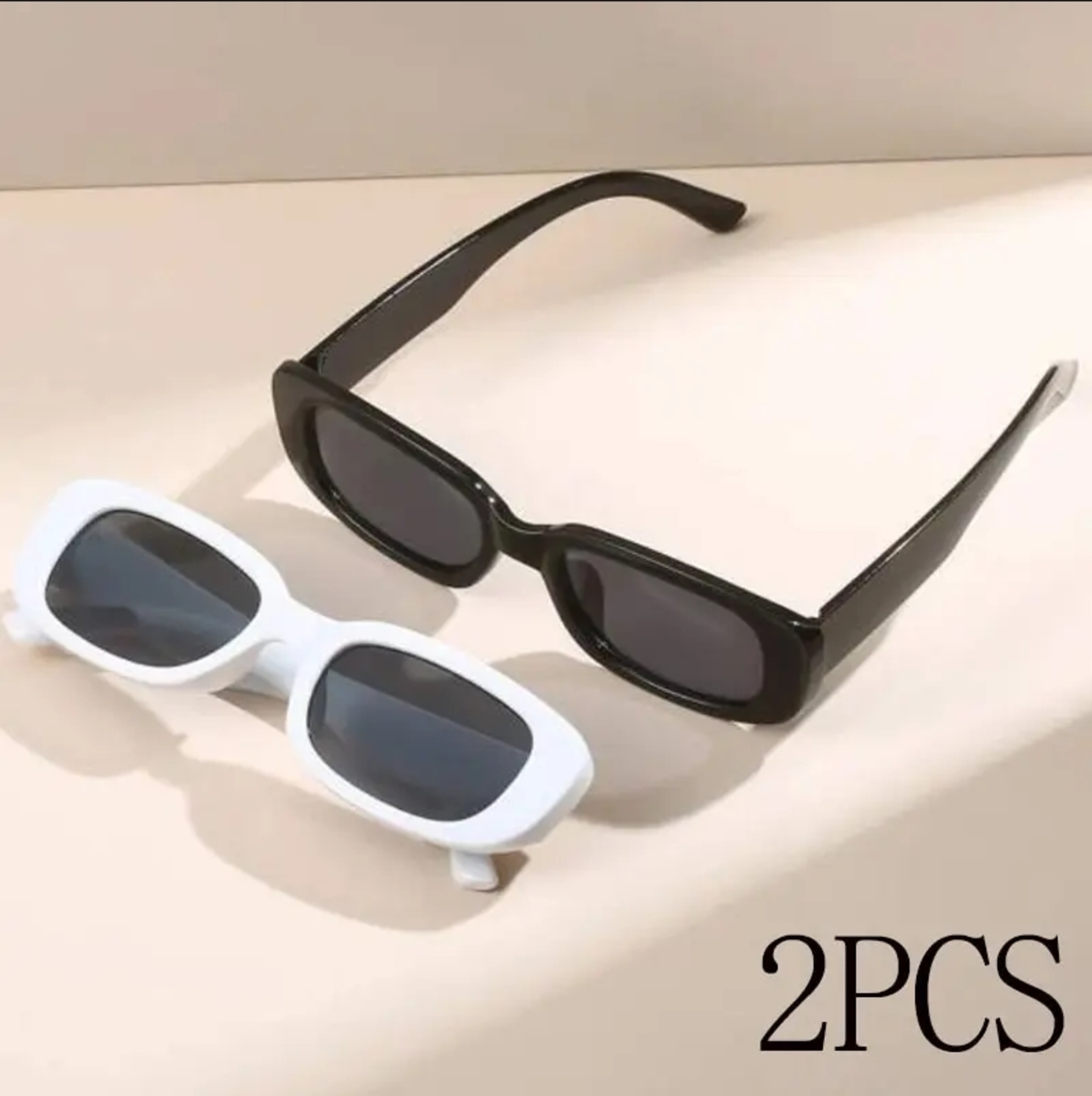 Retro Y2K Rectangle Sunglasses Set Vintage Candy Color Shades For Women  Men 2