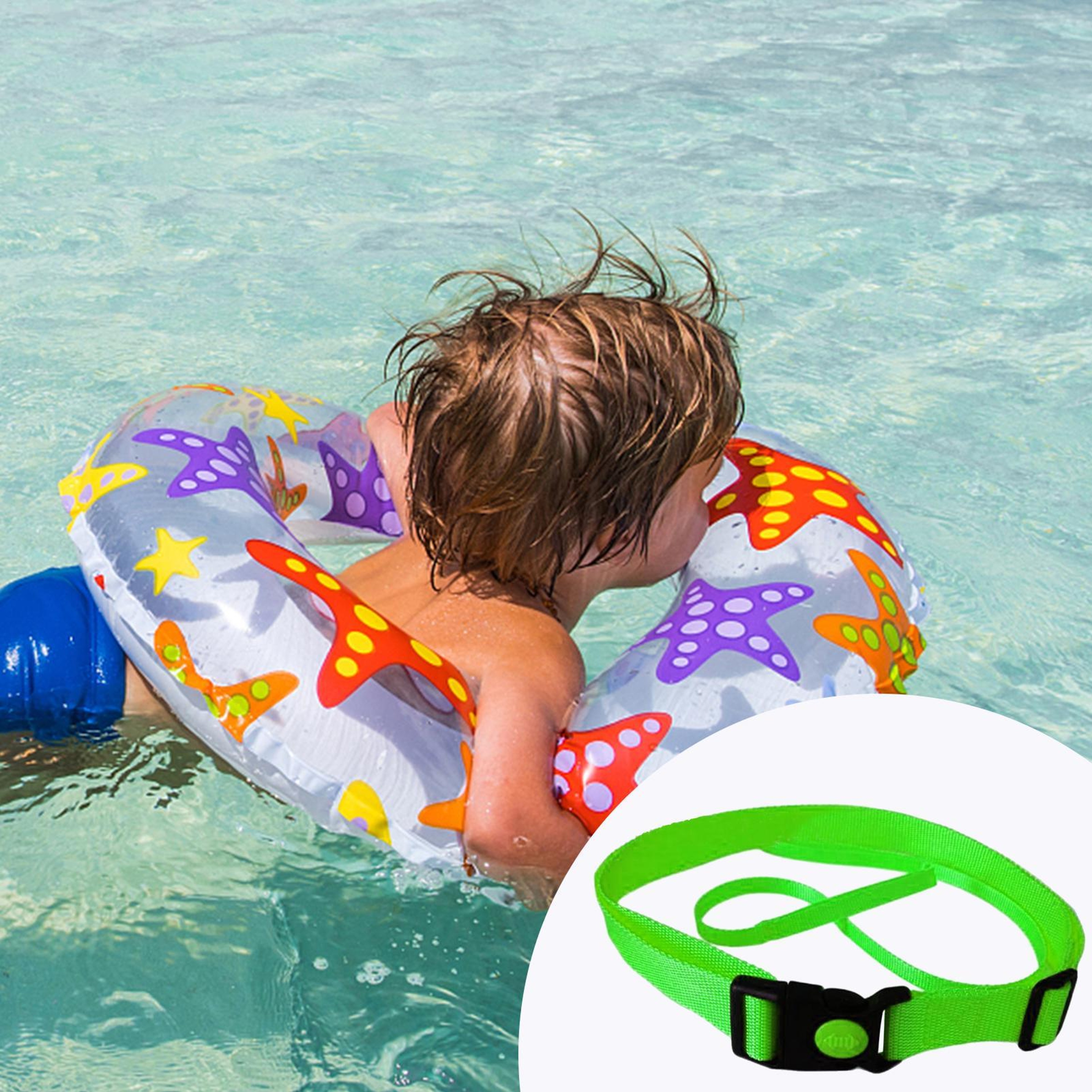 Swim Training Belt With Adjustable Swim Tether Resistance System 2