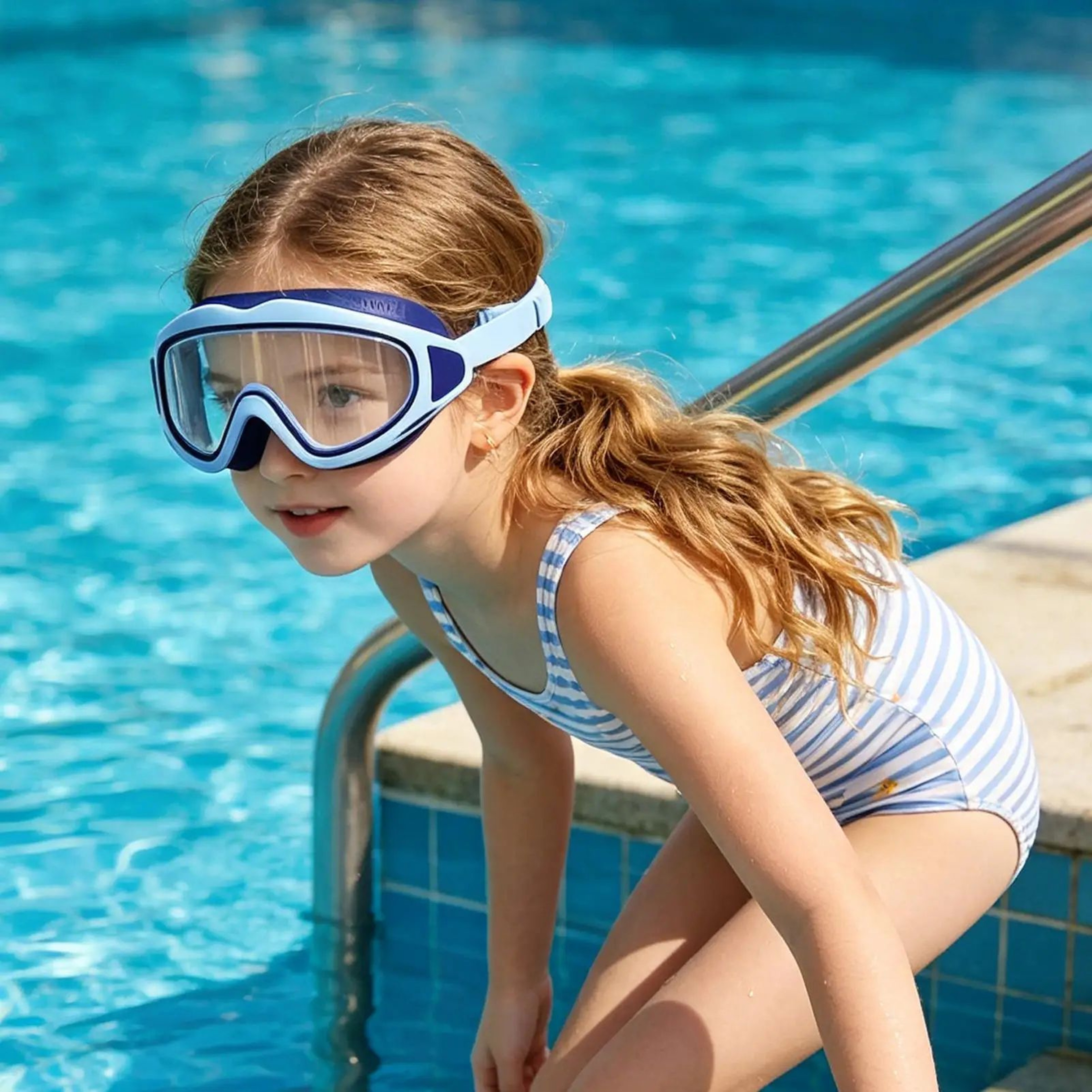 Kids Swimming Goggles Anti Fog Waterproof Eye Protection Glasses 0
