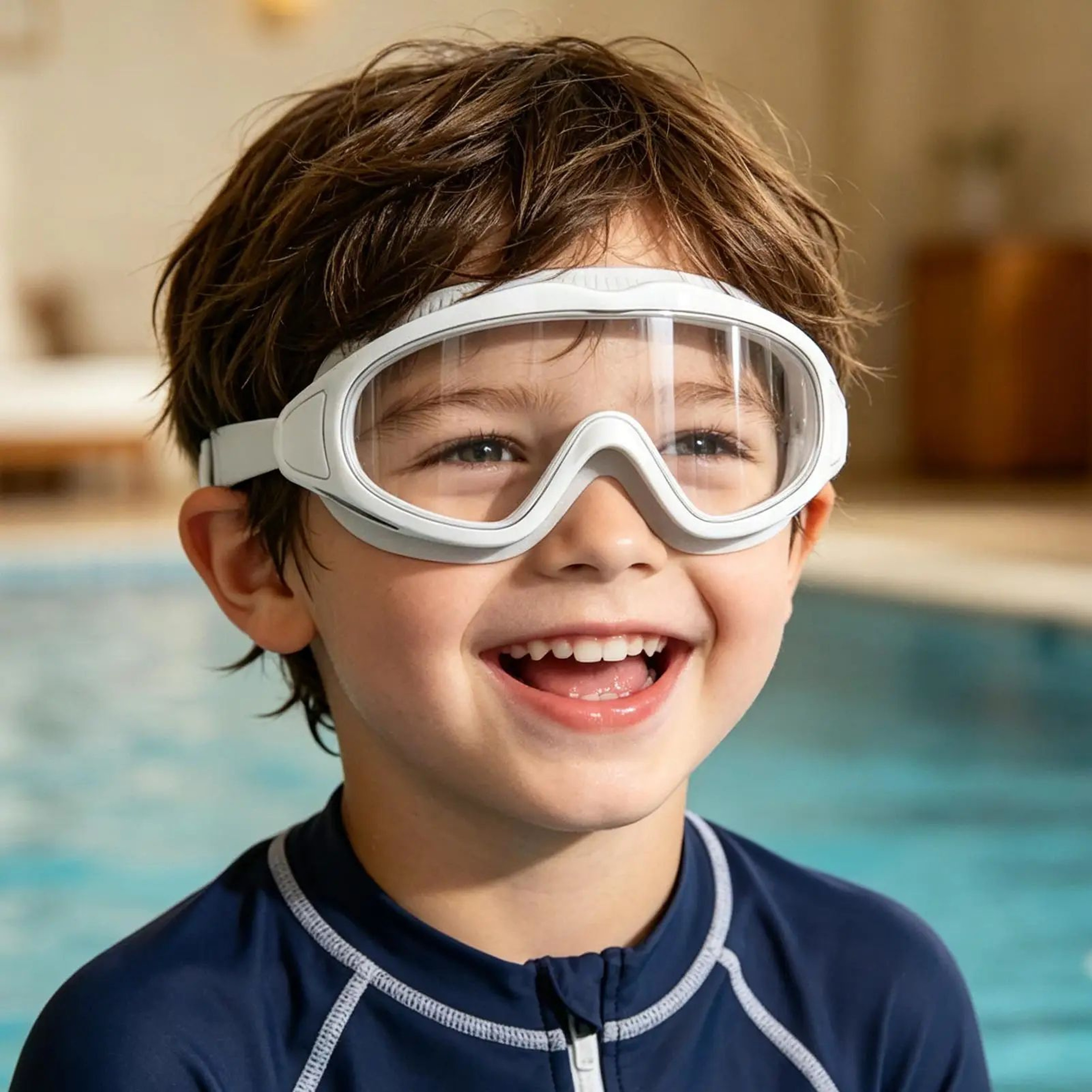 Kids Swimming Goggles Anti Fog Waterproof Eye Protection Glasses 4