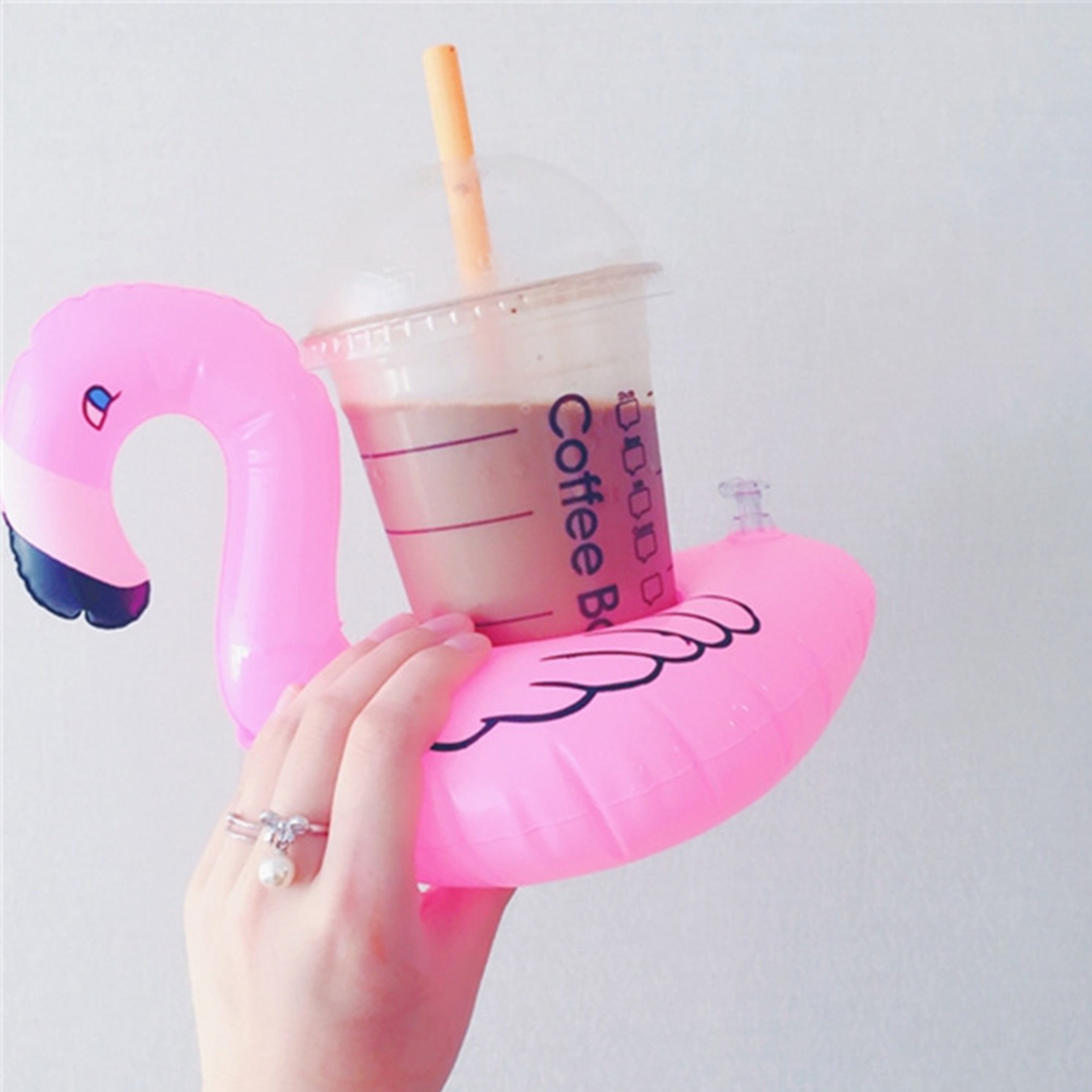 Inflatable Drink Holder Pool Cup Float For Pool Parties  Beach Fun 0