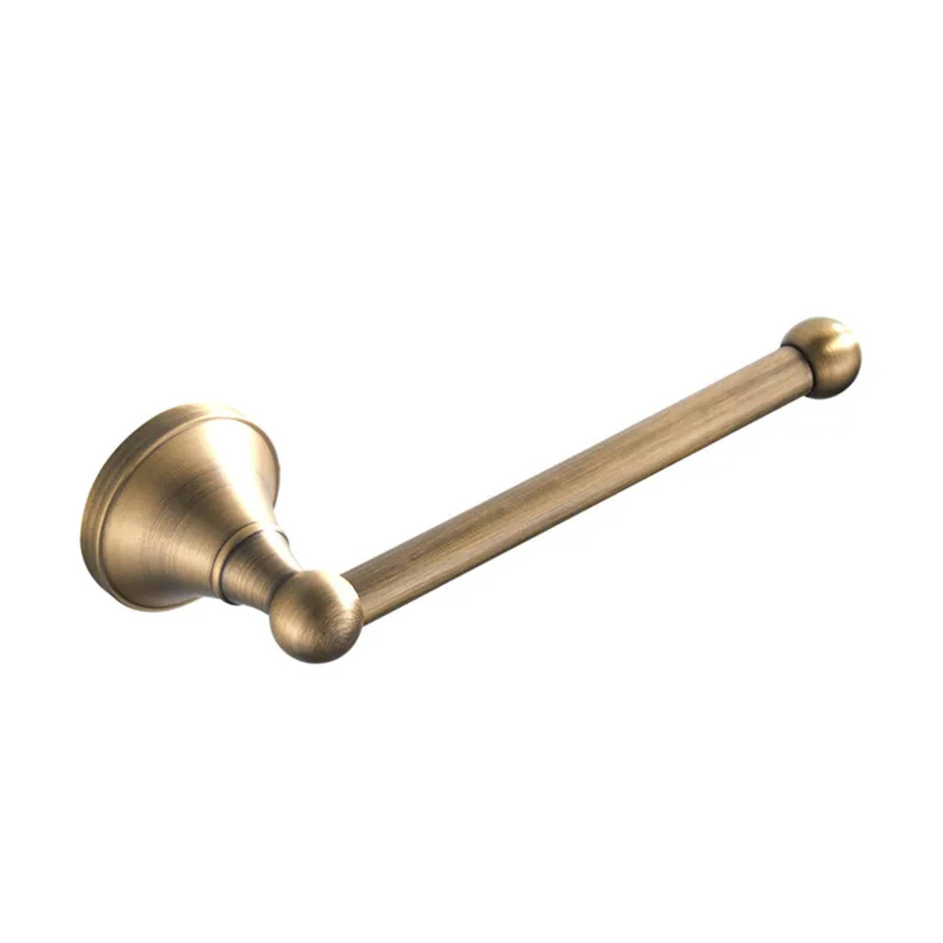 Antique Bronze Wall Mounted Toilet Paper Holder With Brass Finish Vintage Bathroom Tissue Rack 4