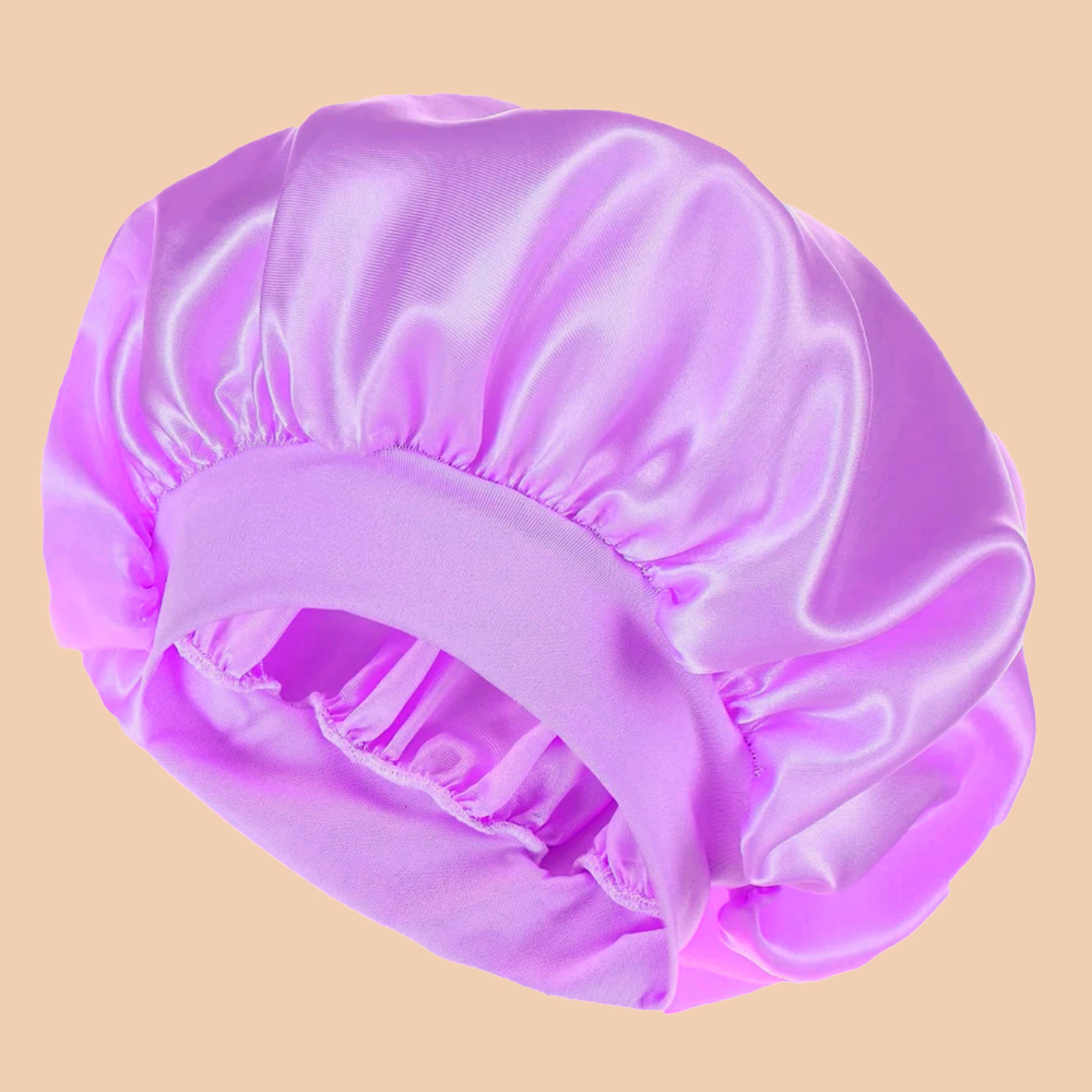Luxury Satin Bonnet For Long Hair Soft Silk Sleep Bonnet Hair Wrap Overnight Protection 5