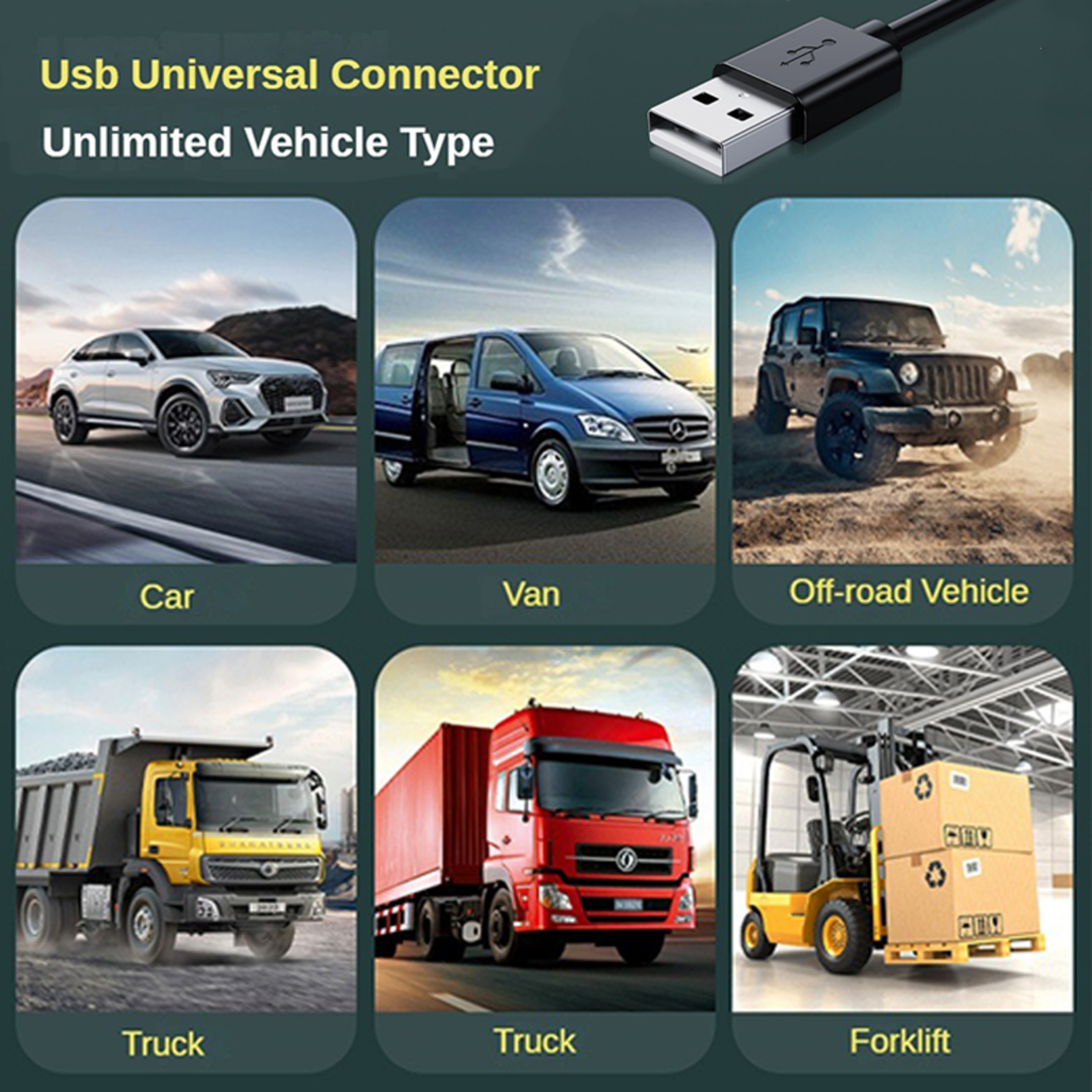 3 Speed USB Car Cooling Fan For Rear Seat Portable Air Circulator 3