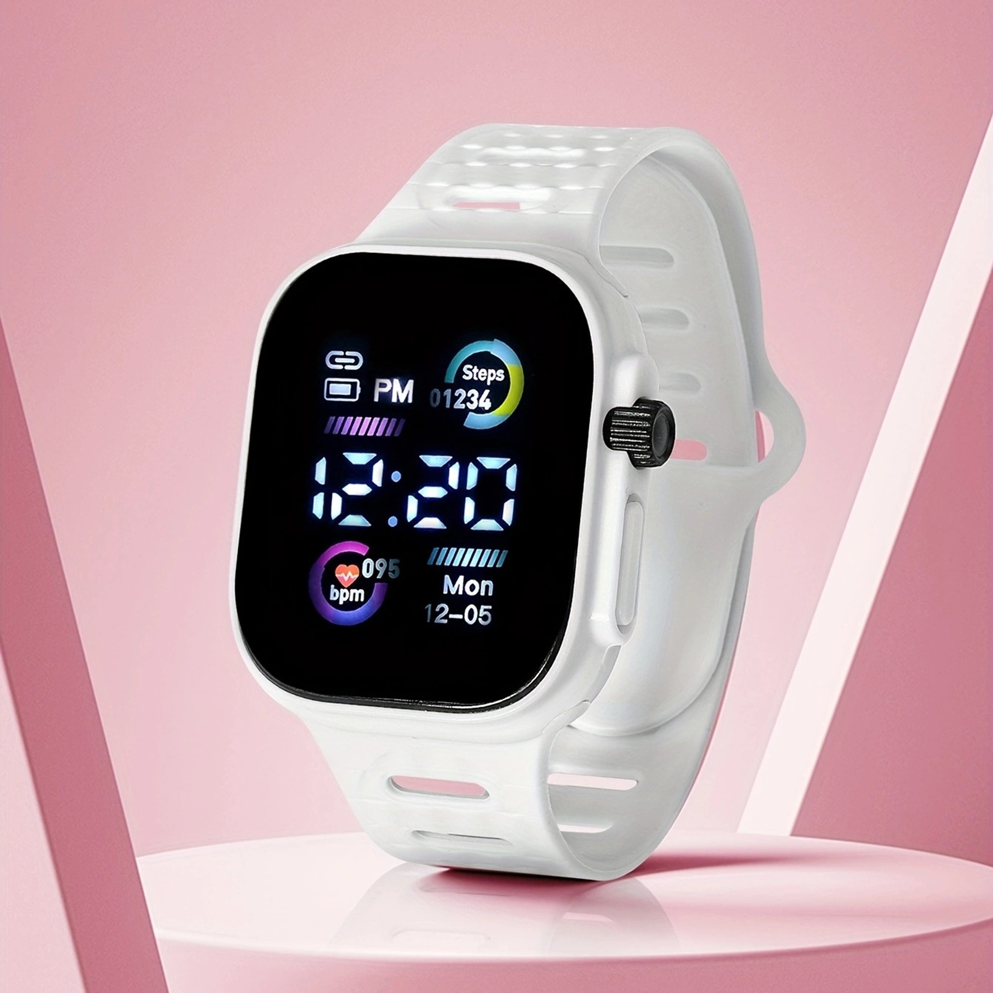 ActiveGlow Digital Sports Watch For Men  Women With LED Night Light And Water Resistant Design 3
