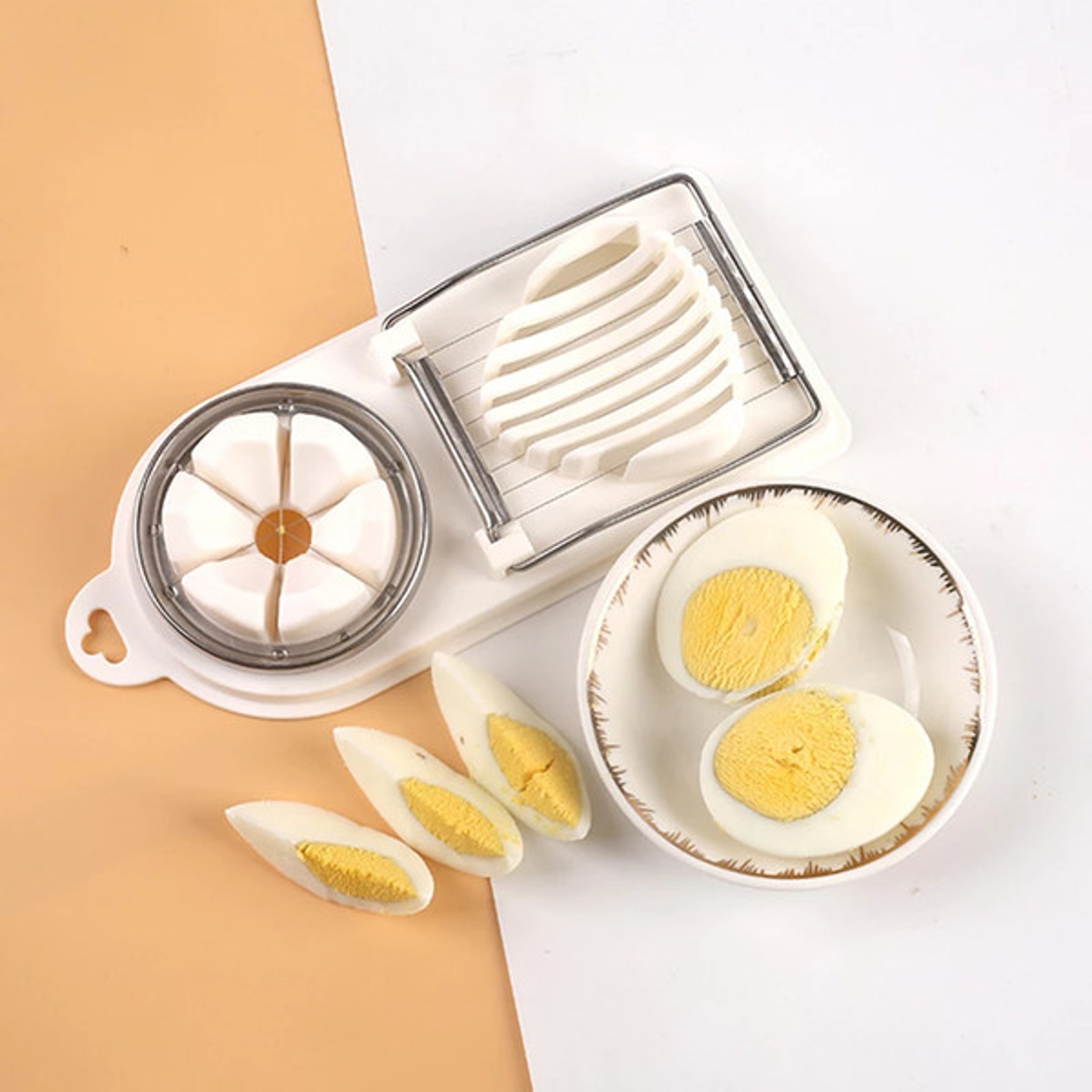 2-in-1 Stainless Steel Egg Slicer & Vegetable Cutter – view 6
