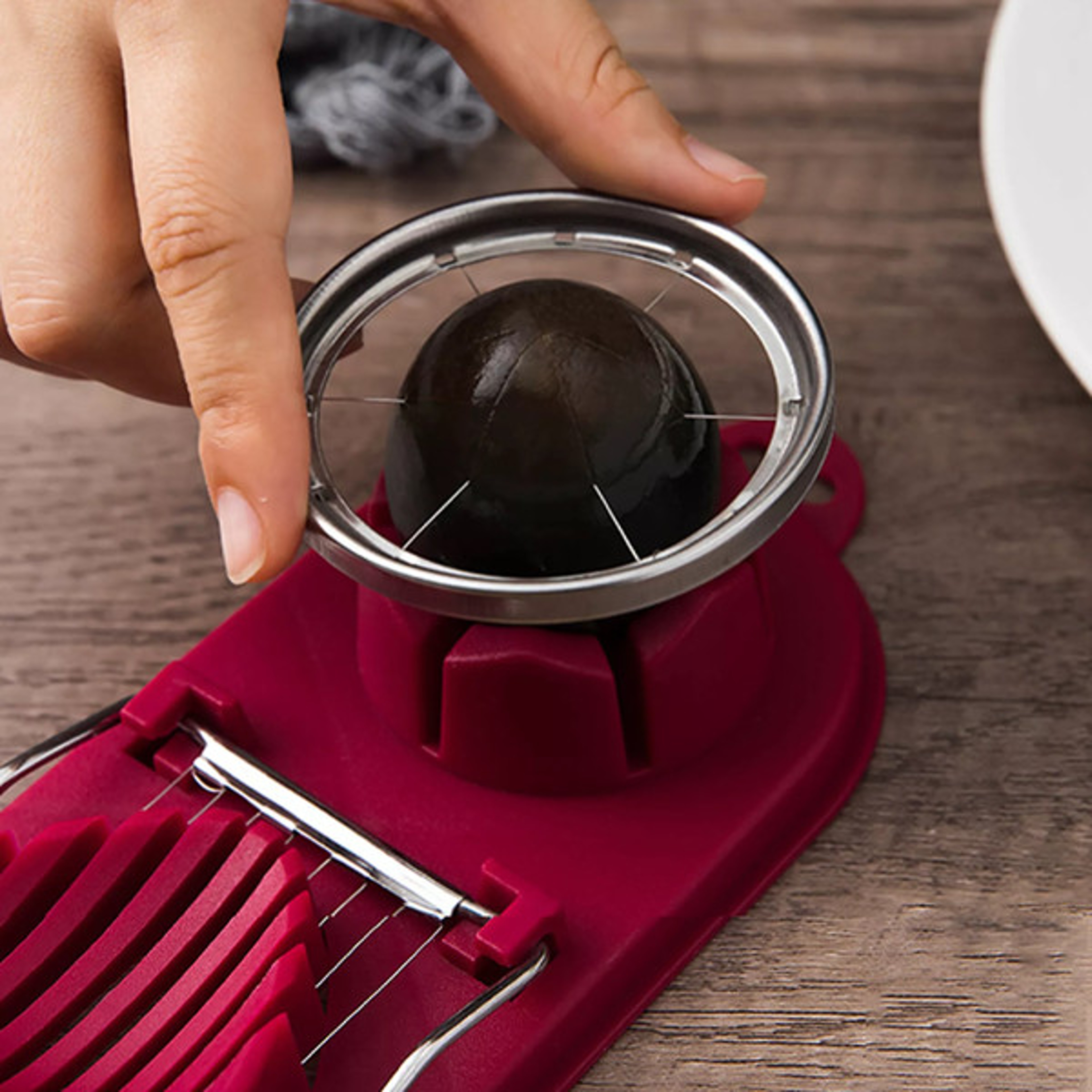 2-in-1 Stainless Steel Egg Slicer & Vegetable Cutter – view 7