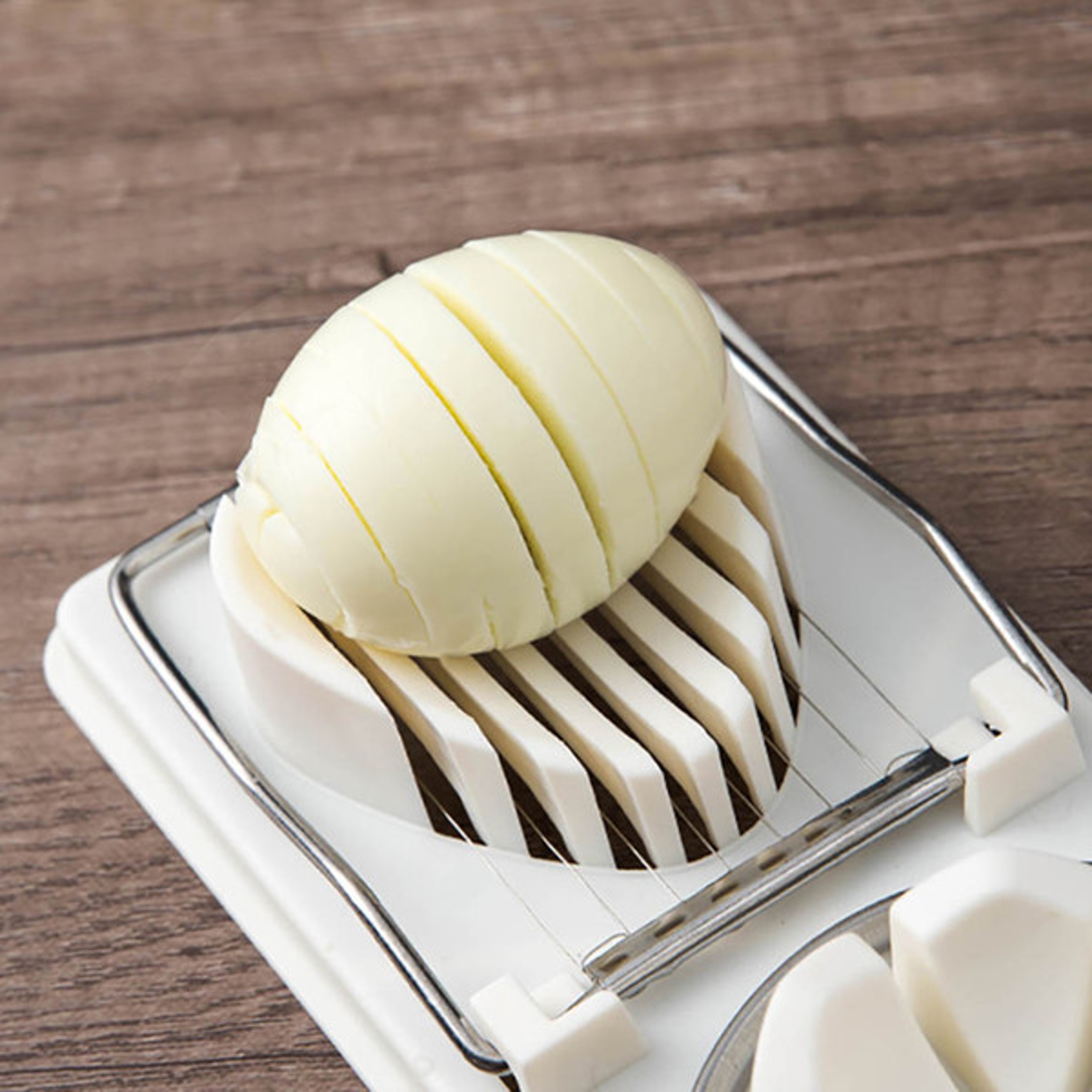 2-in-1 Stainless Steel Egg Slicer & Vegetable Cutter – view 8