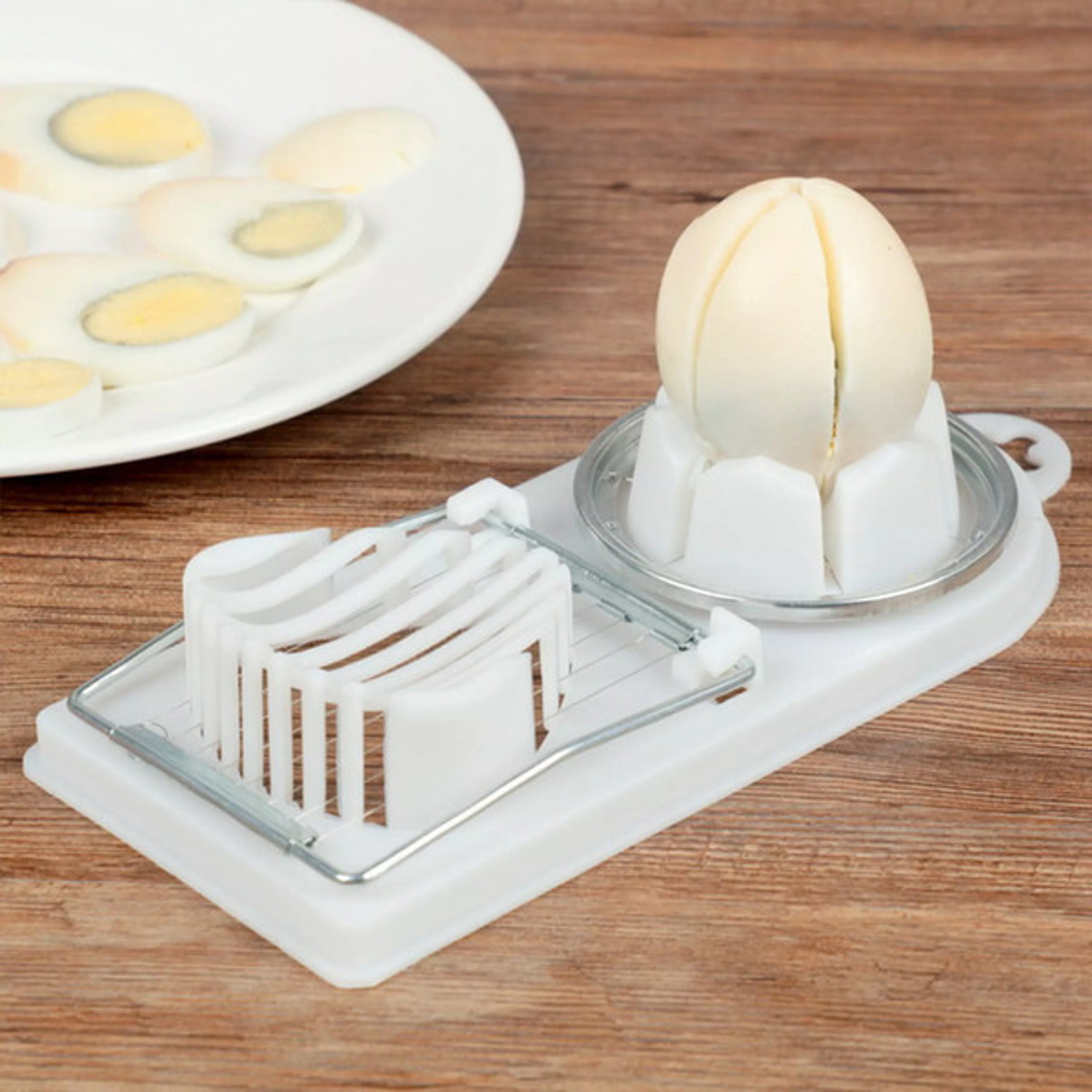 2-in-1 Stainless Steel Egg Slicer & Vegetable Cutter – view 9