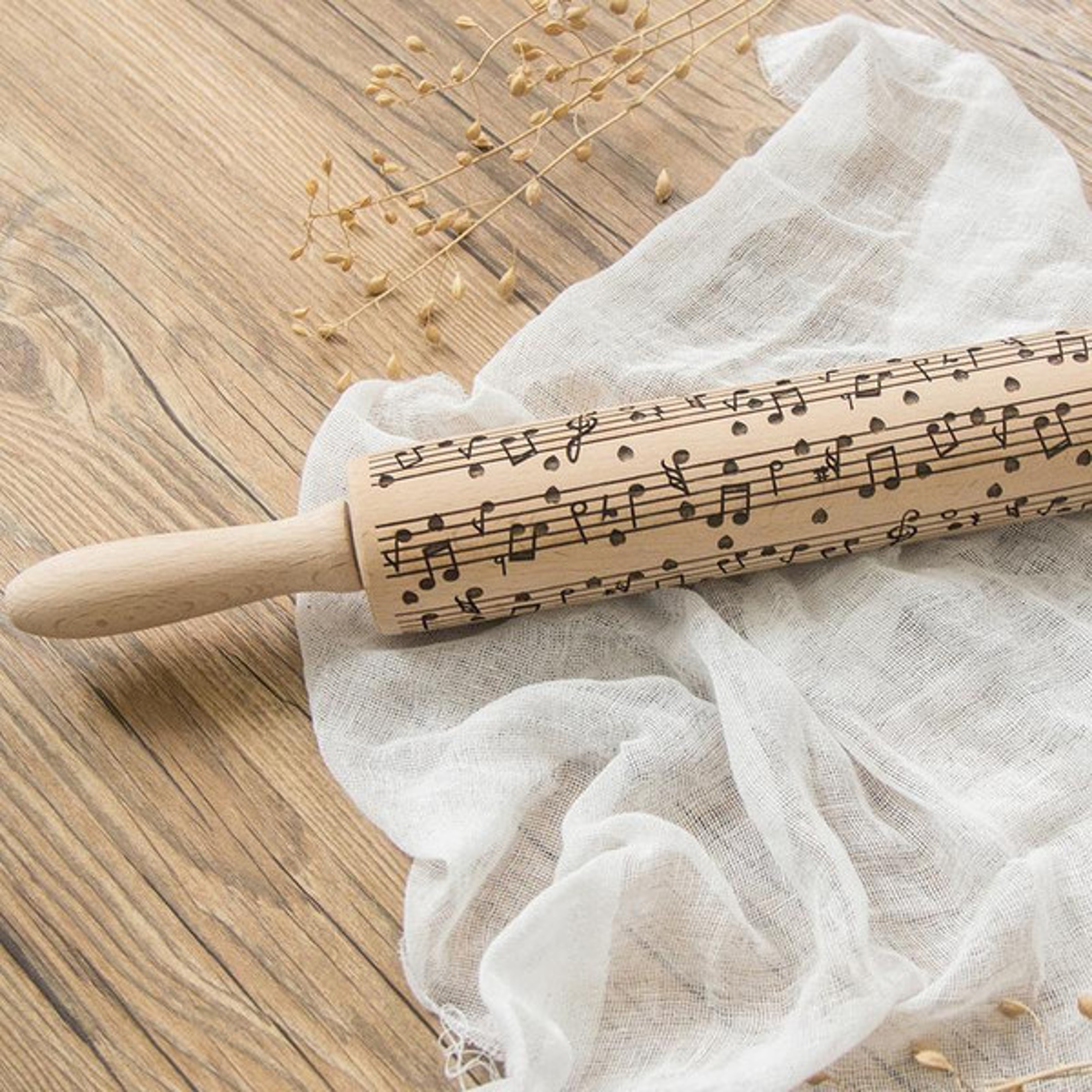 Musical Notes 3D Rolling Pin – view 2
