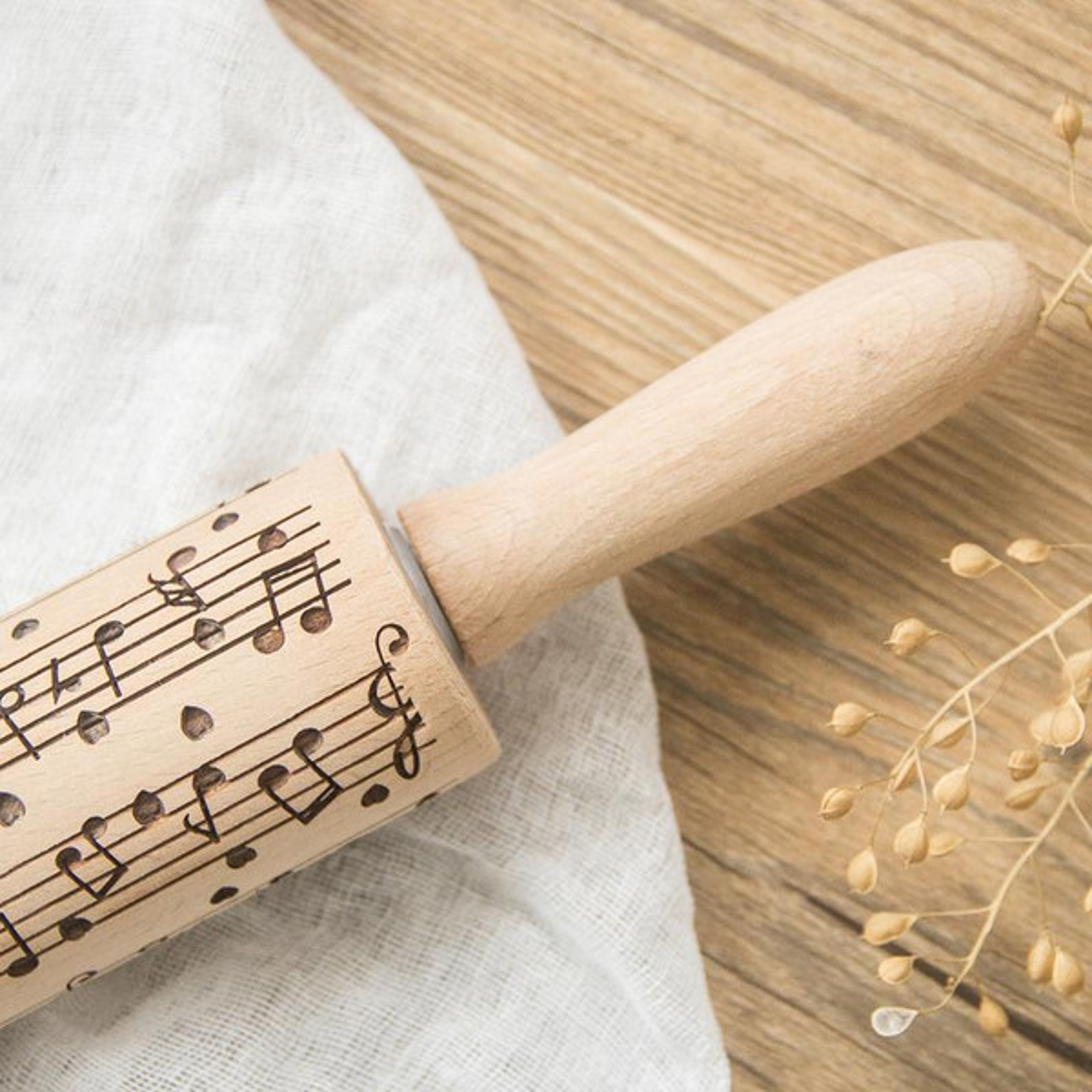 Musical Notes 3D Rolling Pin – view 3