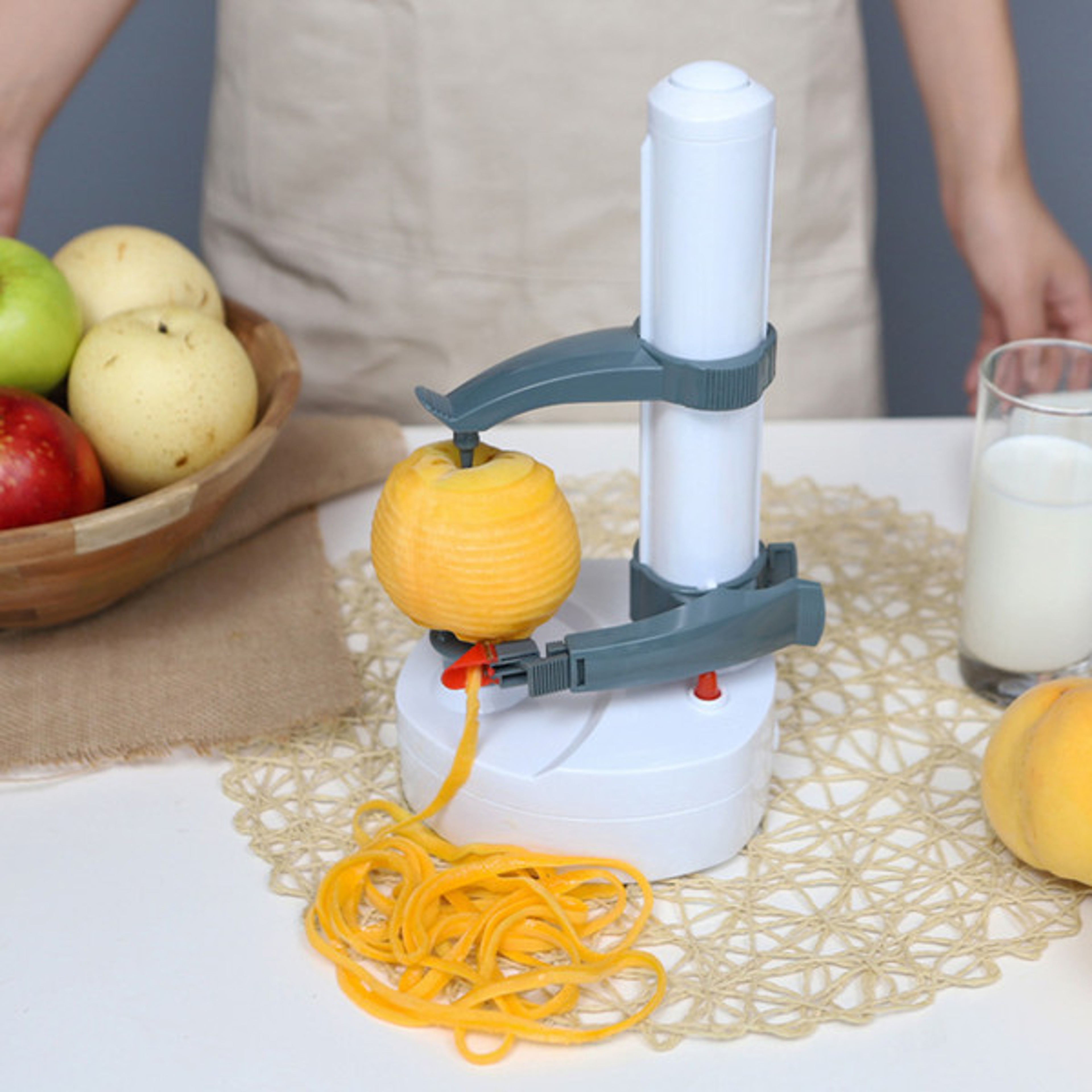 Best Electric Fruit  Potato Peeler  Automatic Vegetable Peeler Perfect Kitchen Accessory