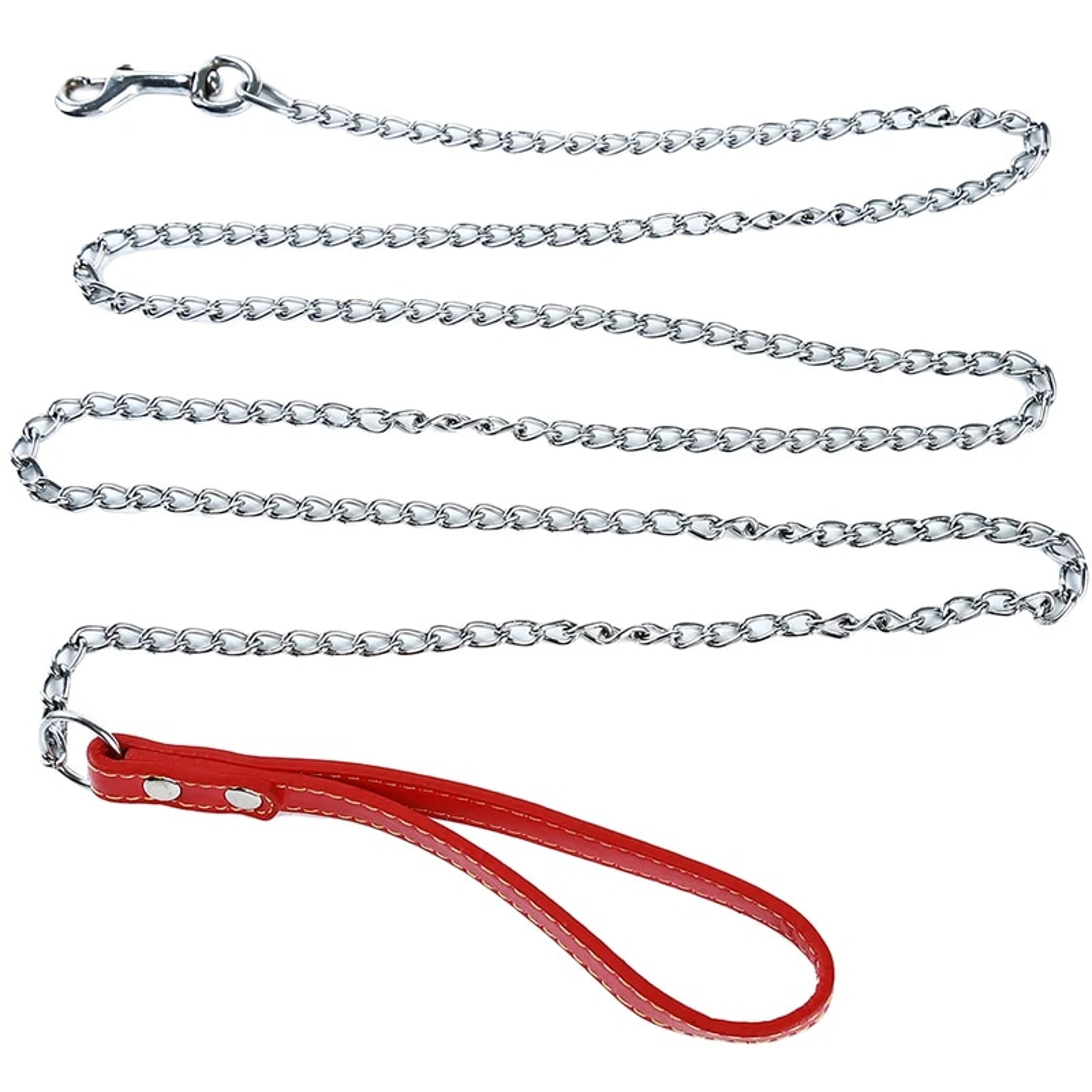 Heavy Duty Chain Dog Leash with Trigger Hook - Pet Training Collar – view 3