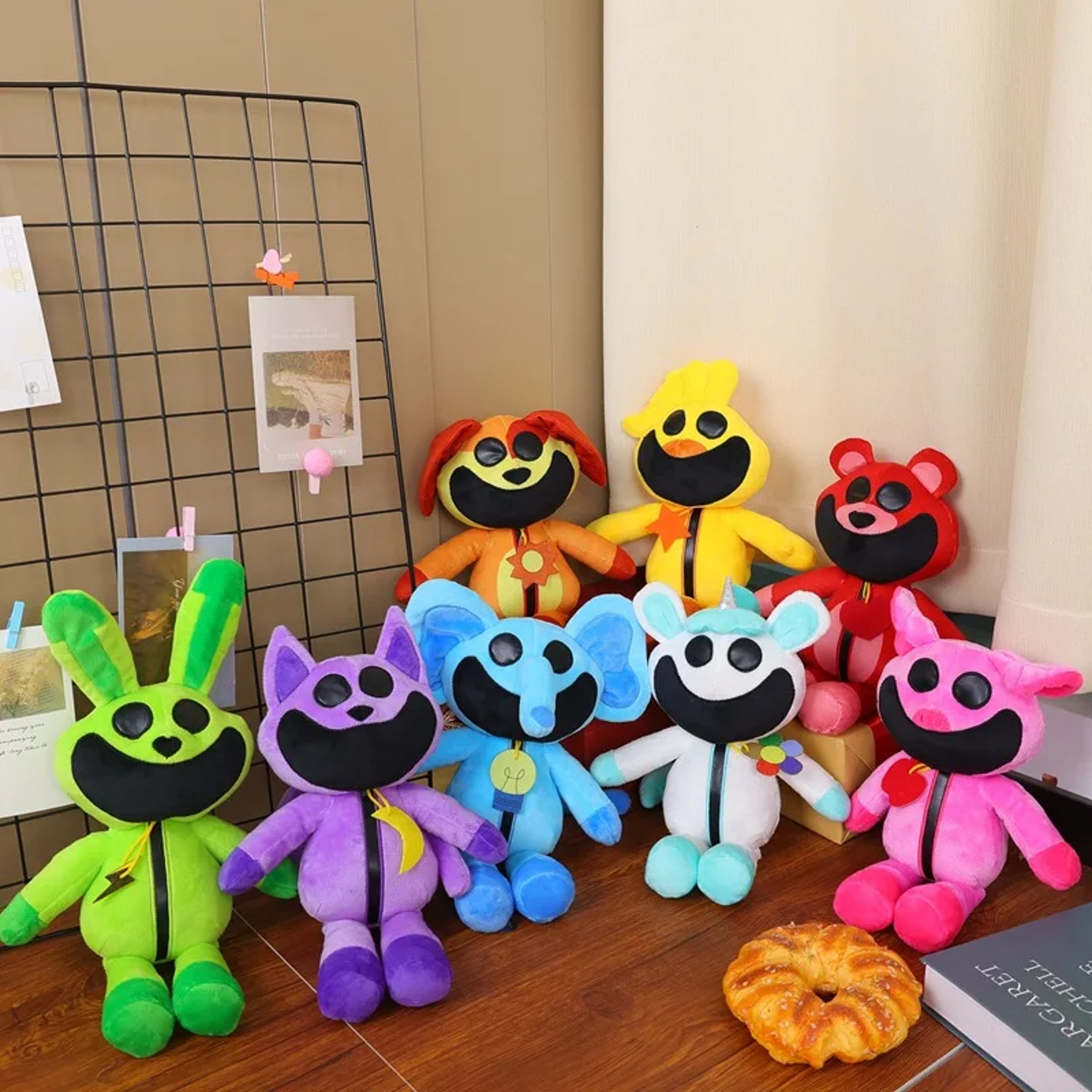 paYcSmilingCrittersPlushToyHopscotchCatnapBearhugPlushieCatnapPlushDollDecorationKawaii