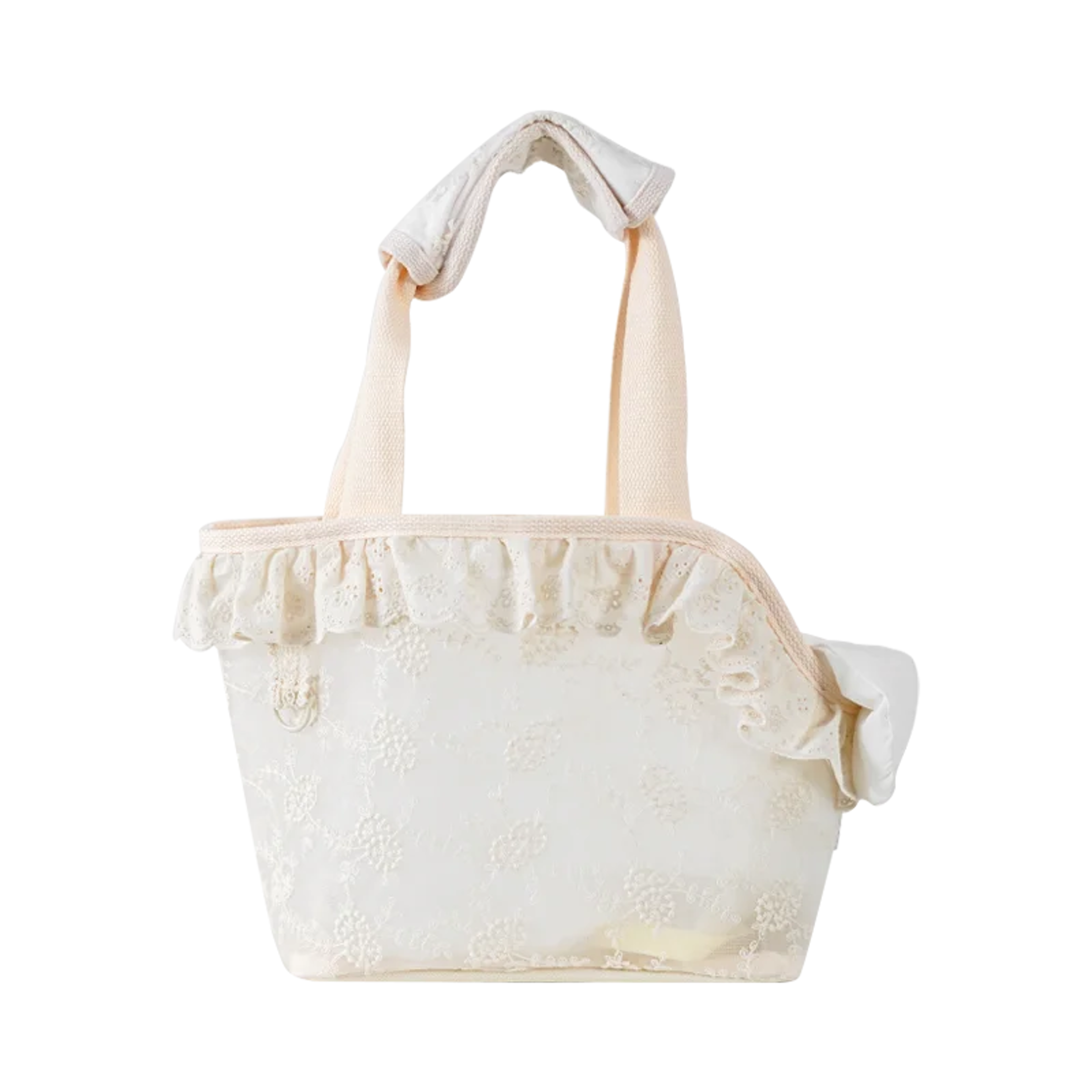 Cute Chihuahua Handheld Puppy Carrier Bag - Lace Shoulder Pet Accessory – view 4