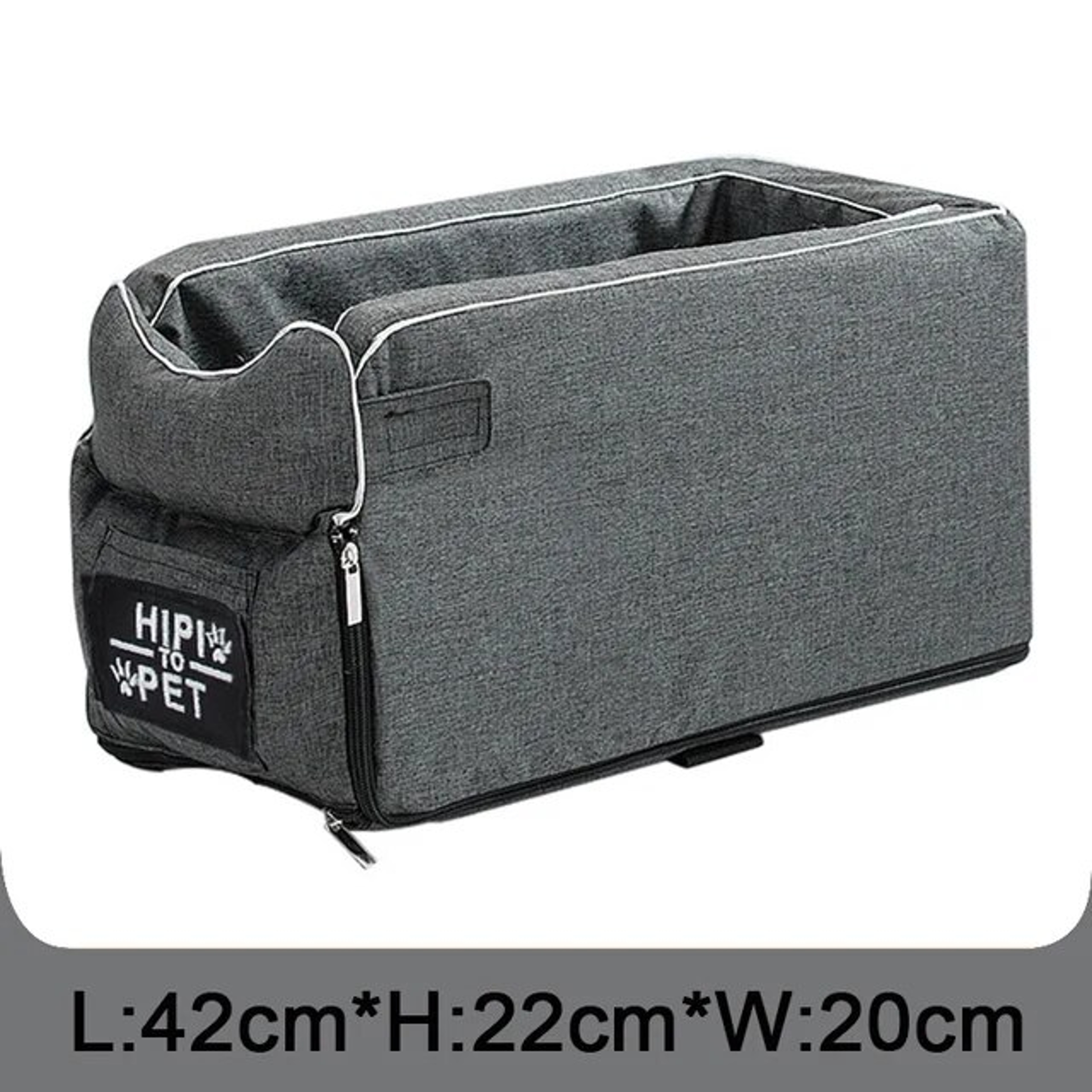 Portable Pet Car Seat: Safe Nonslip Carrier for Small Dog/Cat Travel – view 7