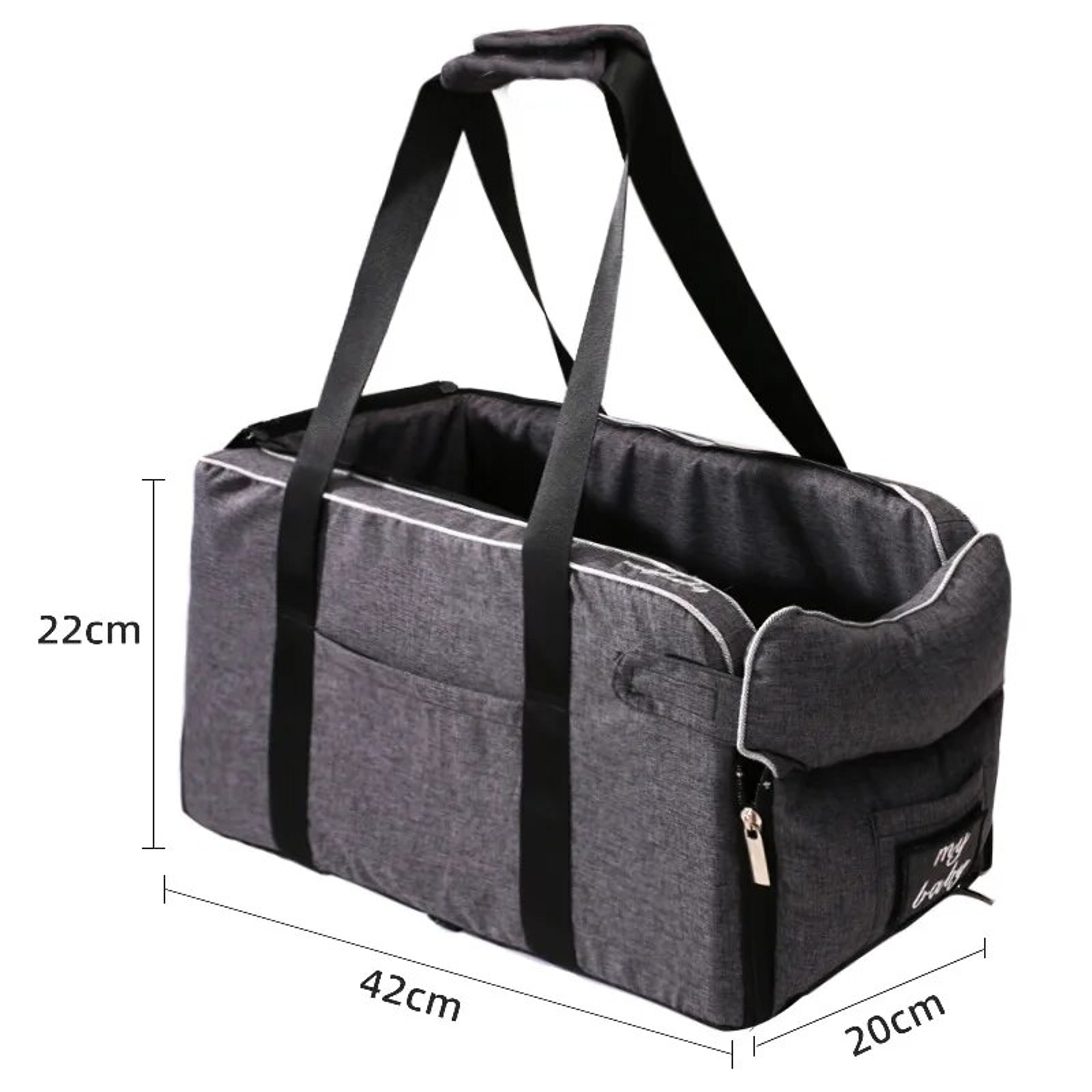 Portable Pet Car Seat: Safe Nonslip Carrier for Small Dog/Cat Travel – view 8