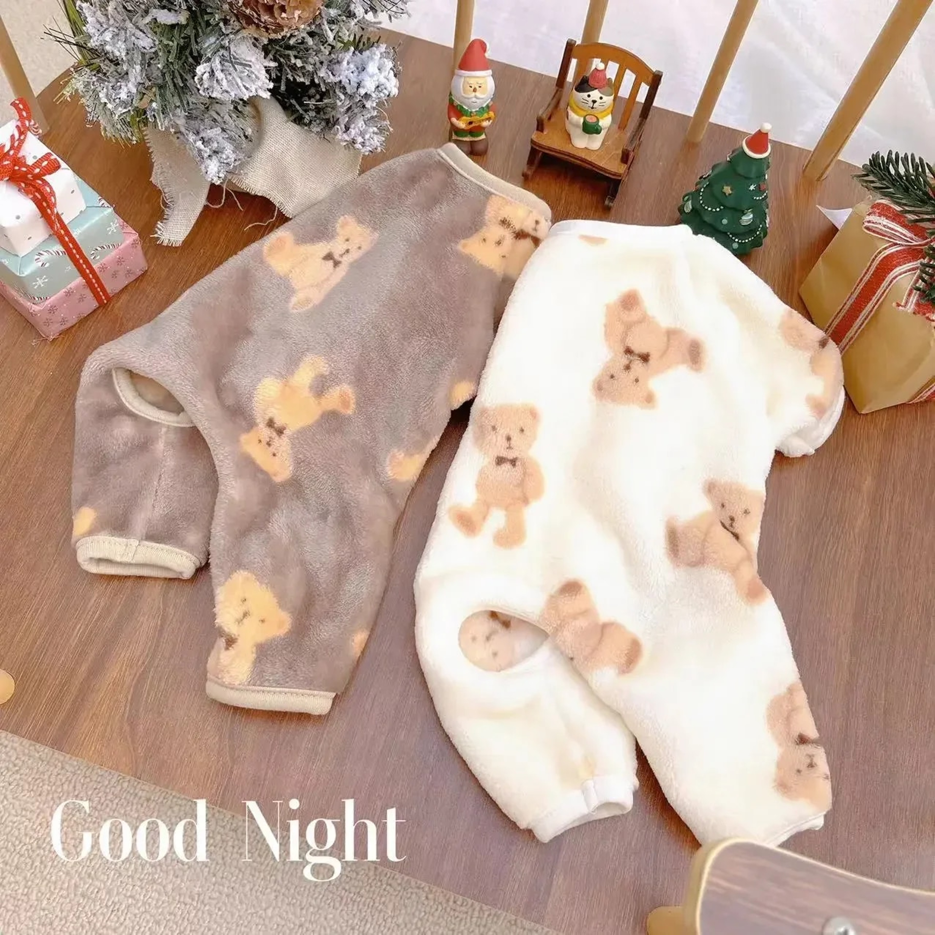 Warm Velvet Pet Plush Jumpsuit | Autumn/Winter Dog Clothes – view 1
