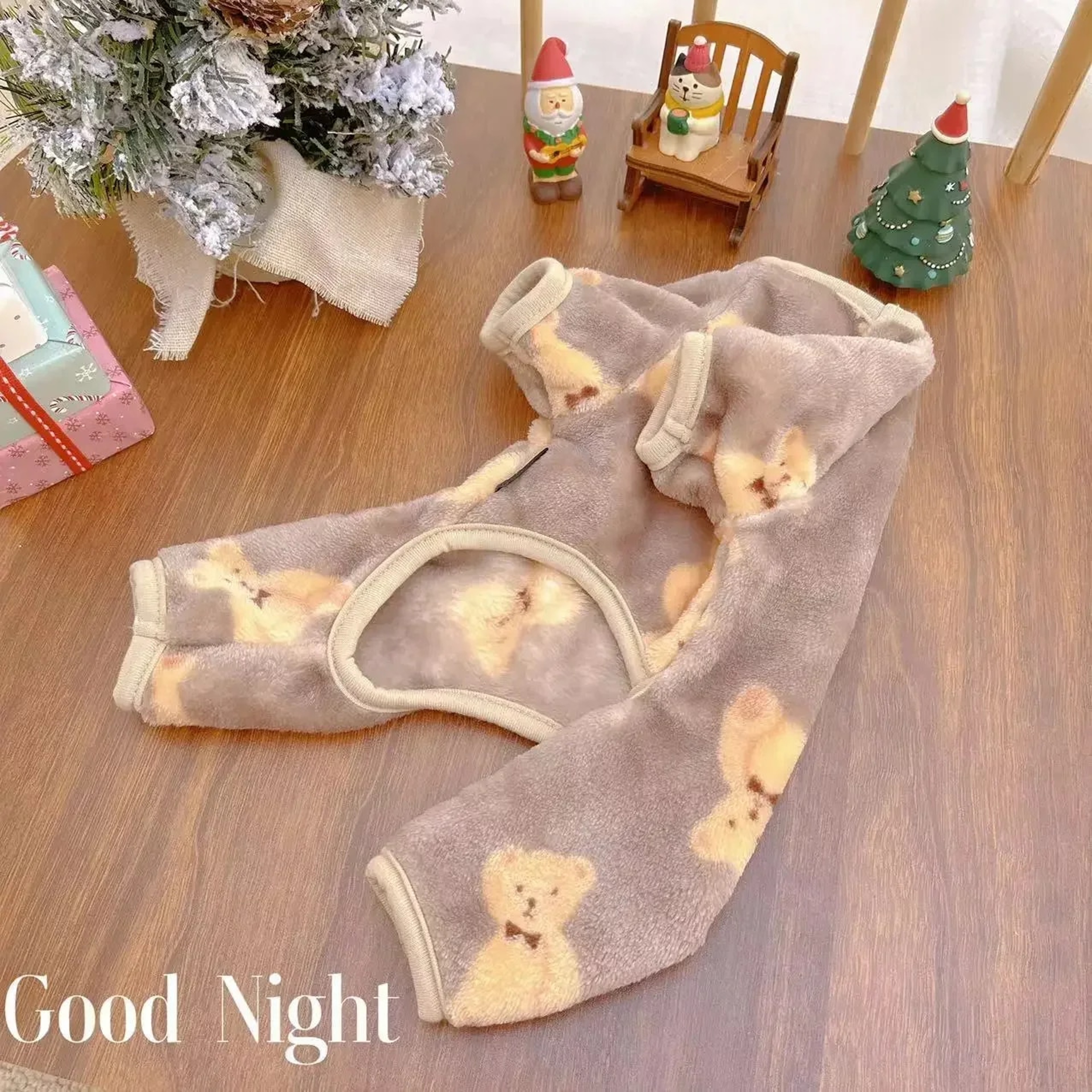 Warm Velvet Pet Plush Jumpsuit | Autumn/Winter Dog Clothes – view 3