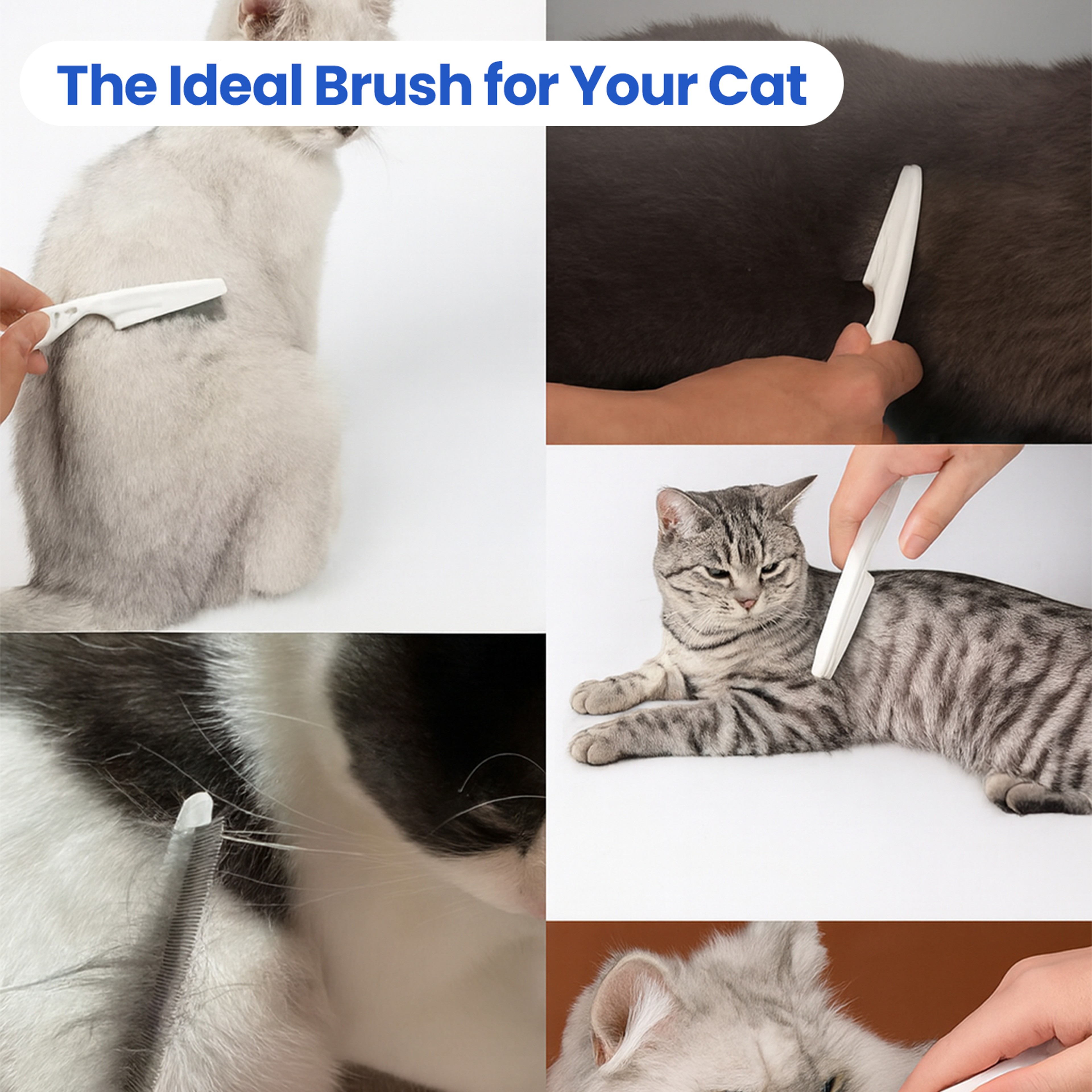Deshedding Grooming Brush & Massage Comb for Dogs and Cats – view 2