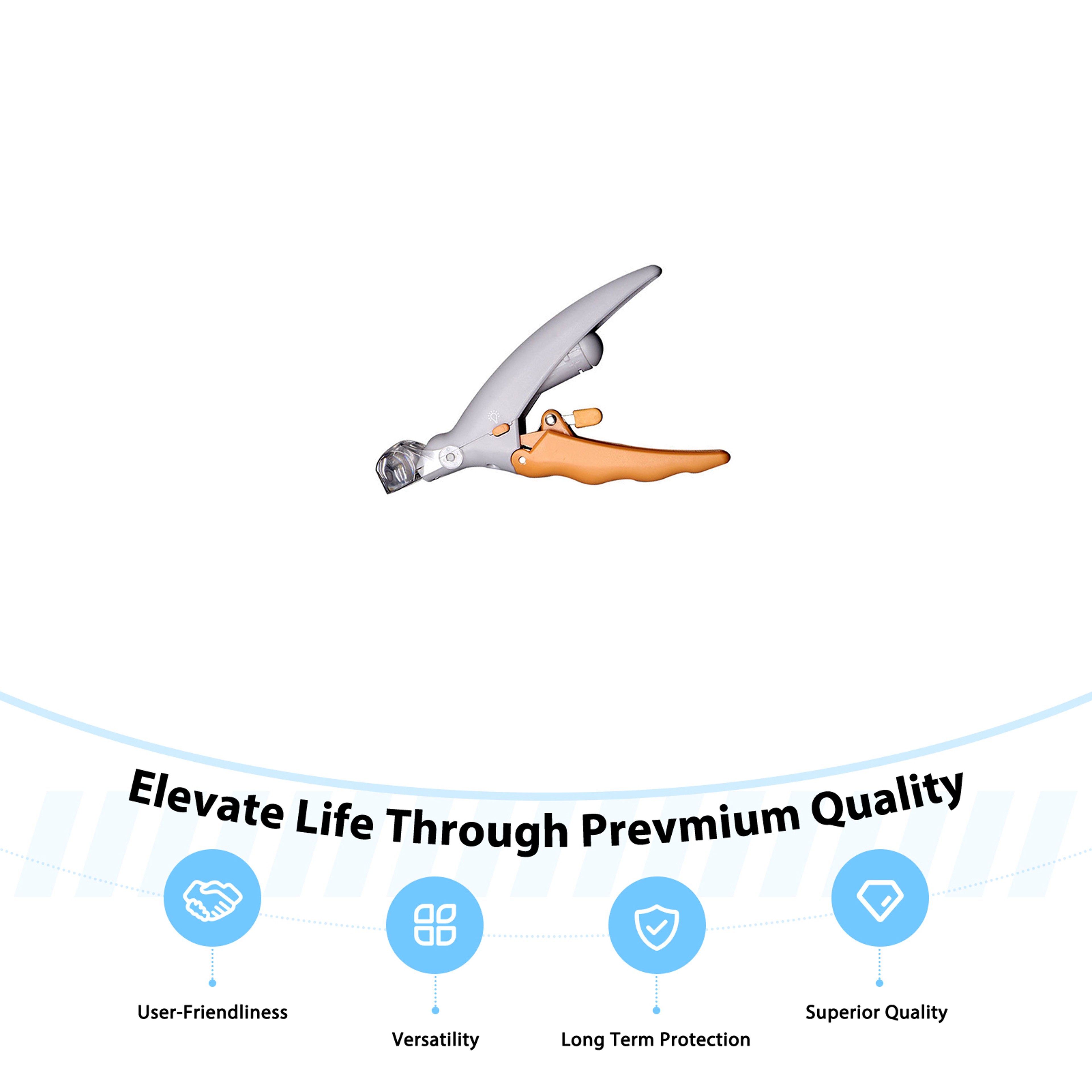 LED Pet Nail Clipper For Cats  Dogs With Stainless Steel Safety Blades 5