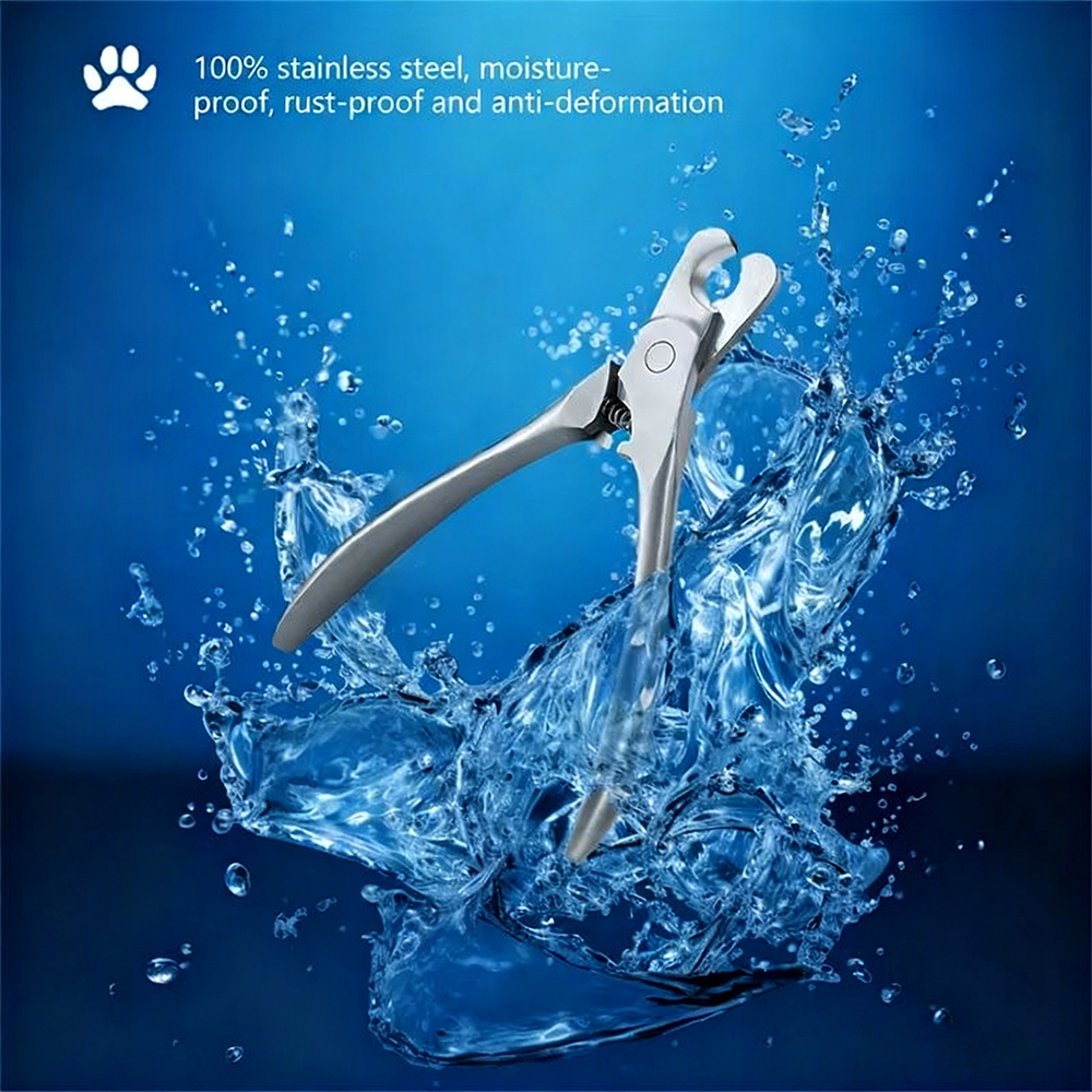 SafeTrim Pro Pet Nail Clipper for Dogs & Cats | Pet Nail Clipper with Safety Guard & Stainless Steel Blades – view 6