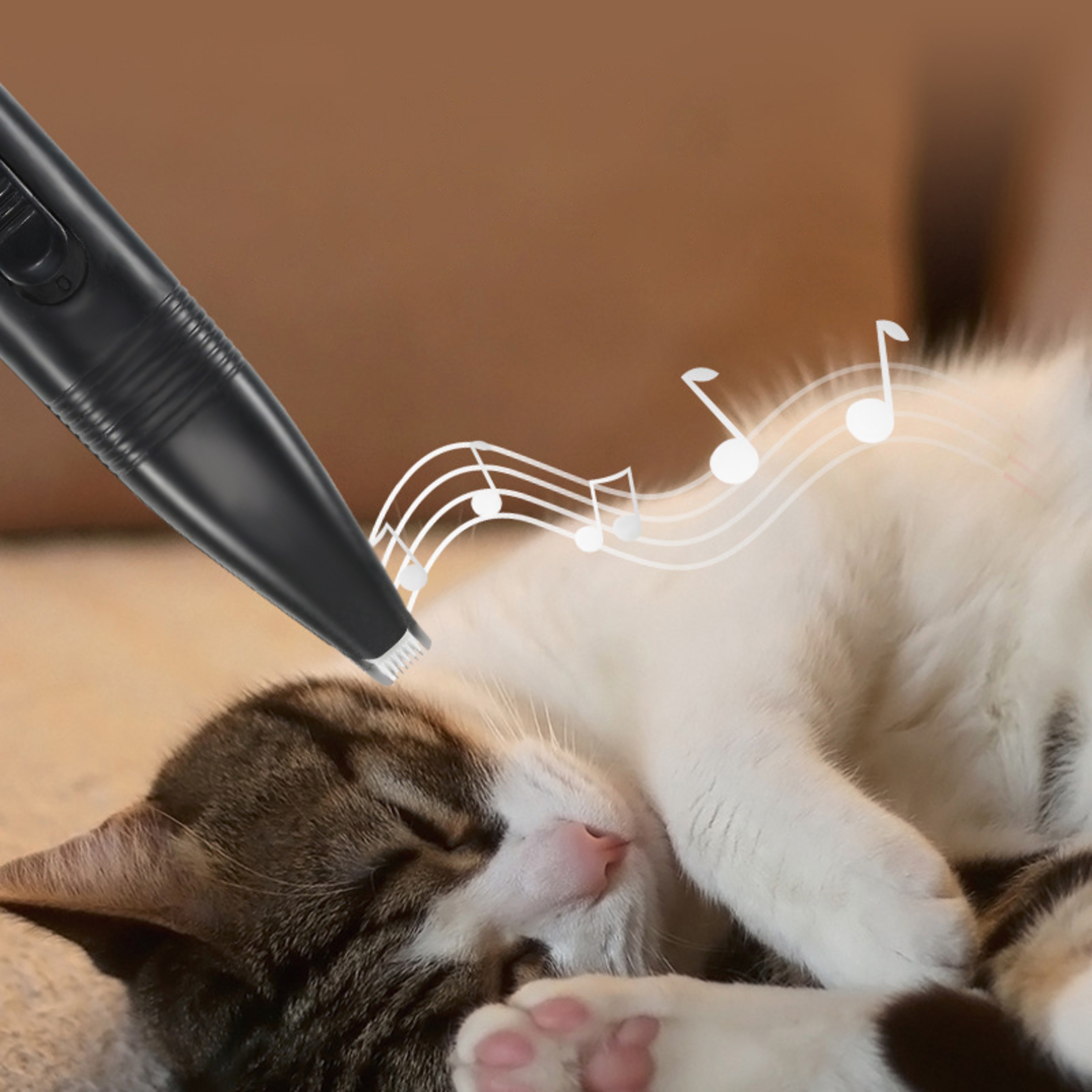 Portable Mini Dog Hair Trimmer Quiet Electric Pet Grooming Tool For Paws Face  Sensitive Areas 2