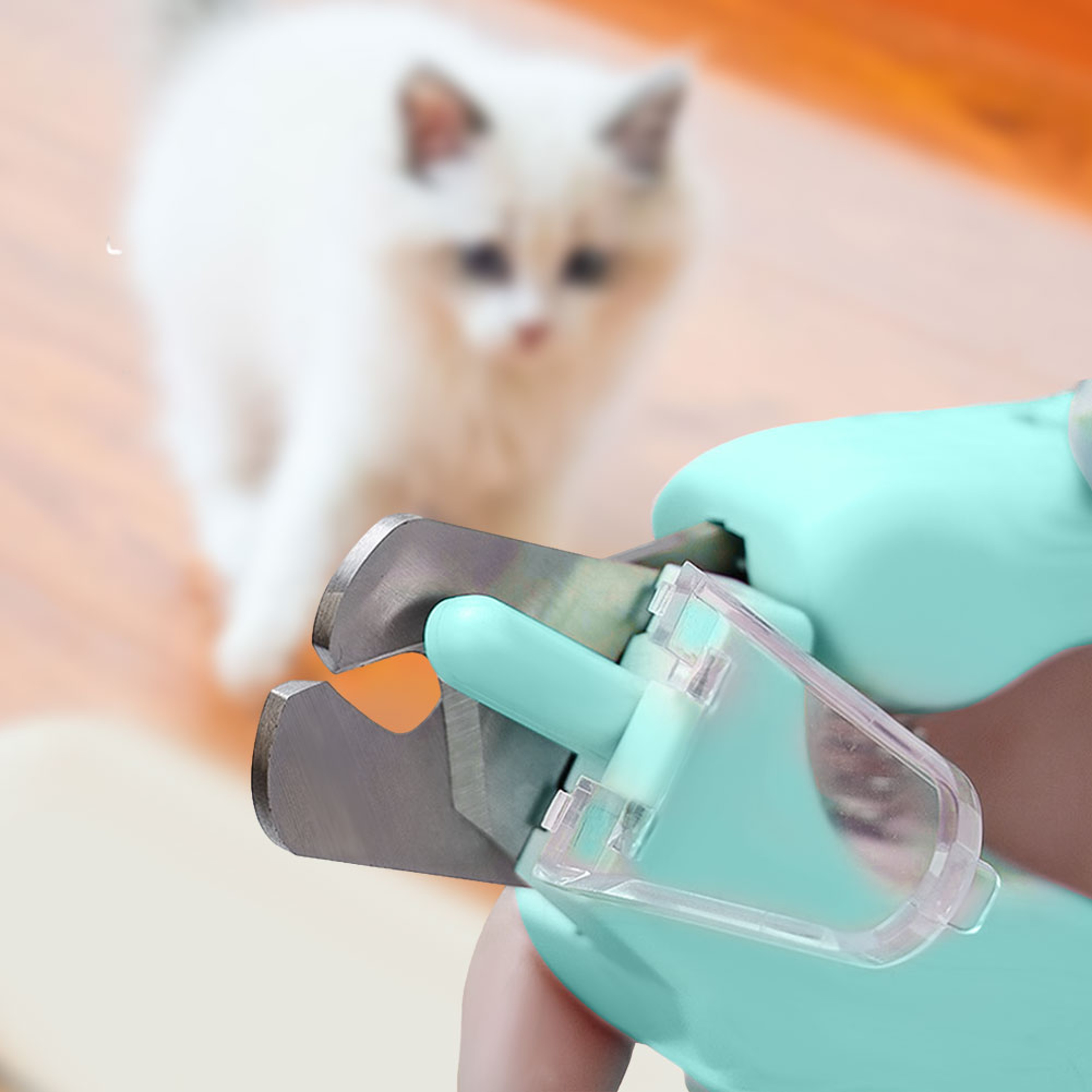 Electric Pet Nail Clippers  Dog Cat Nail Groomer With Safety Lock Stainless Steel Pet Nail Trimmer 4