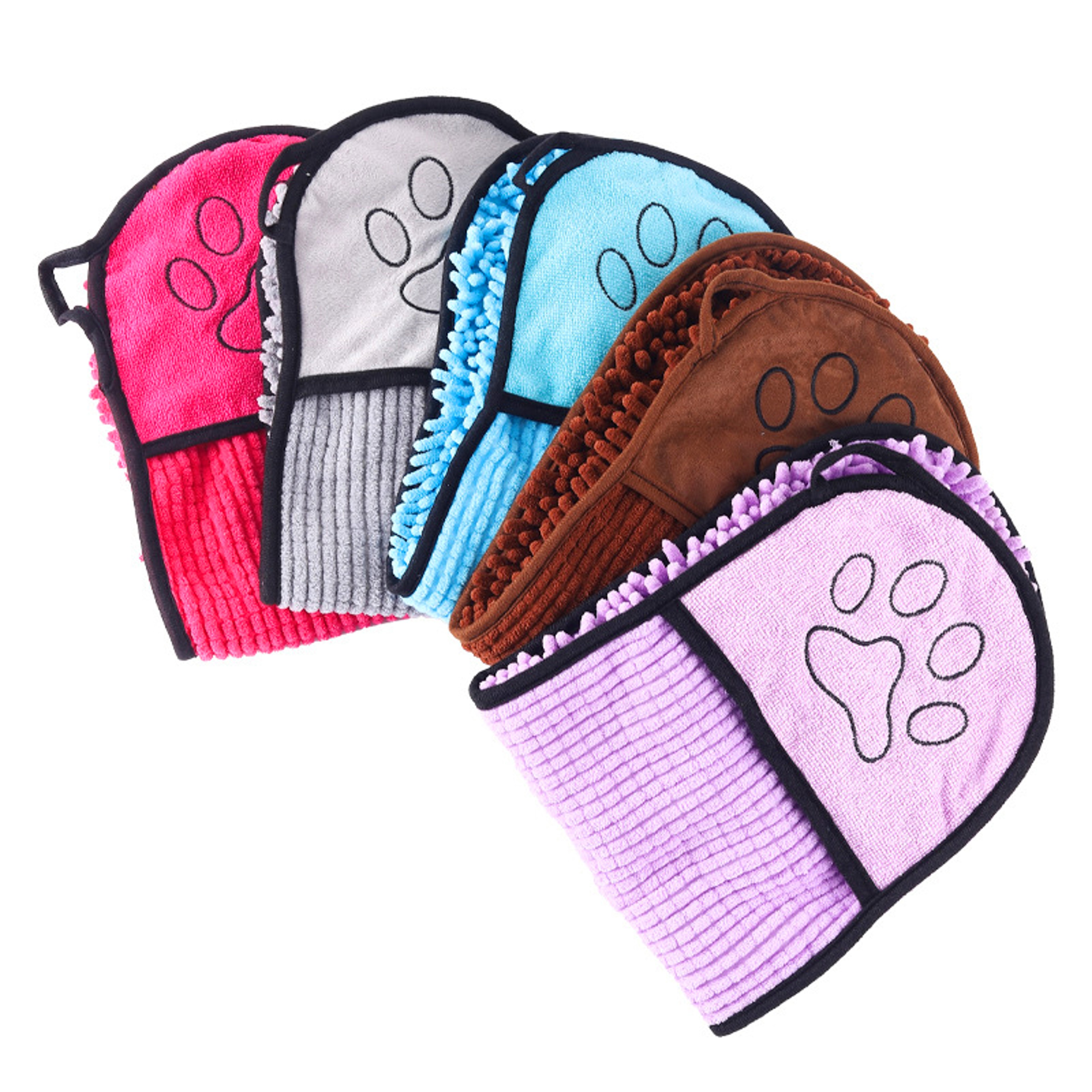 QuickDry CozyWrap Pet Bath Robe Towel for Dogs & Cats – view 6