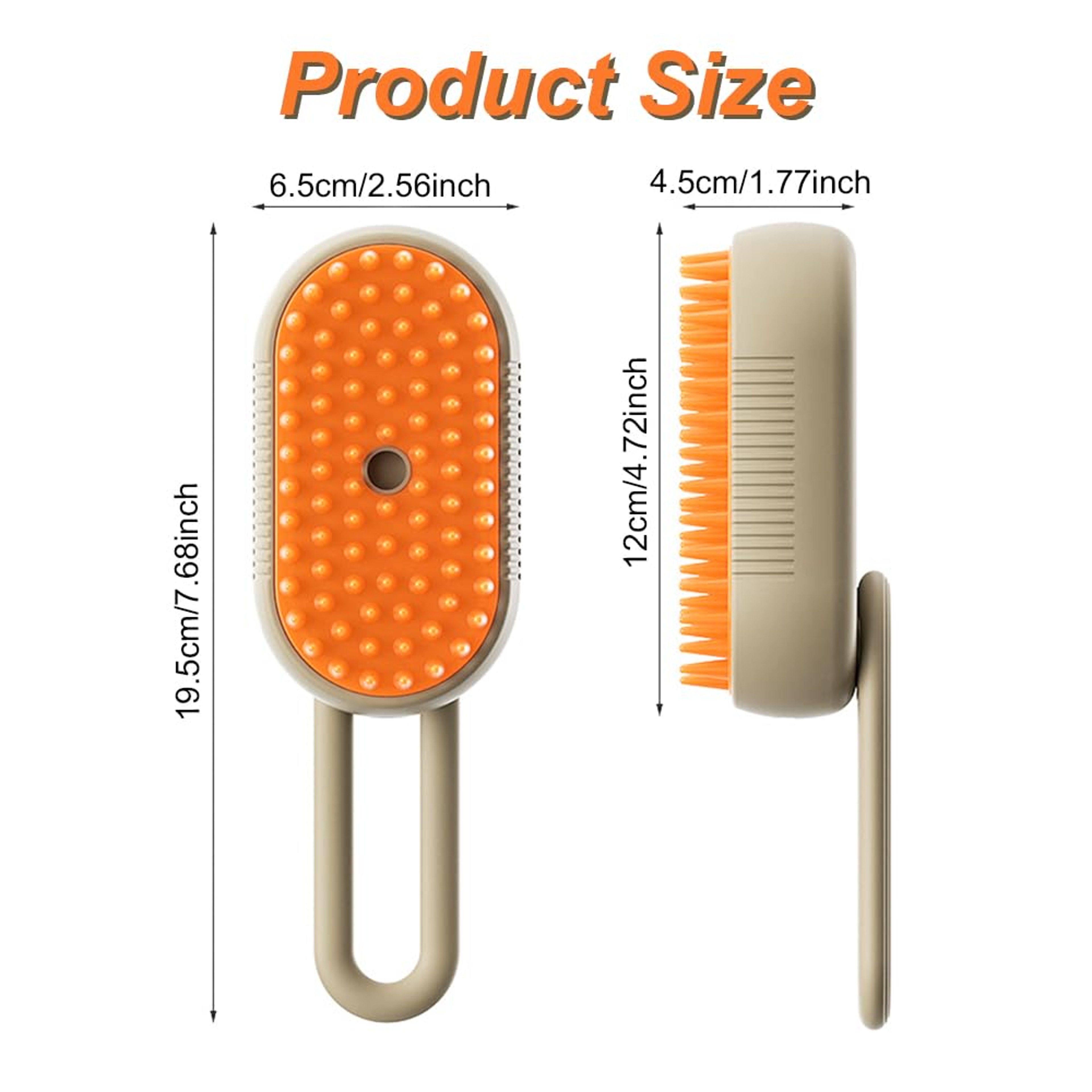 Steam Pet Grooming Brush with Spray Massage for Cats & Dogs Hair Removal Comb – view 3