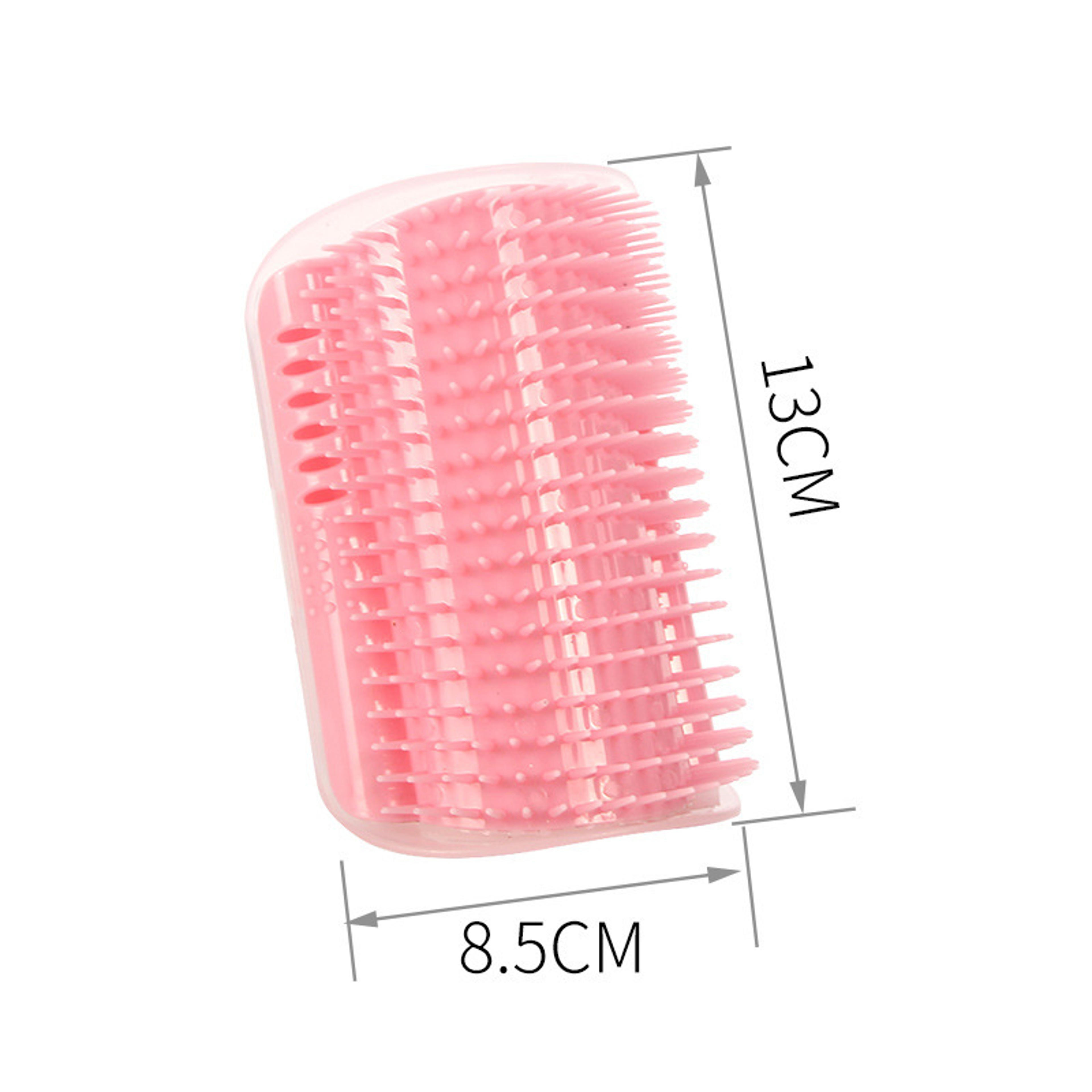 Self Grooming Cat Scratcher Corner Brush with Catnip Hair Remover & Massage Comb – view 5