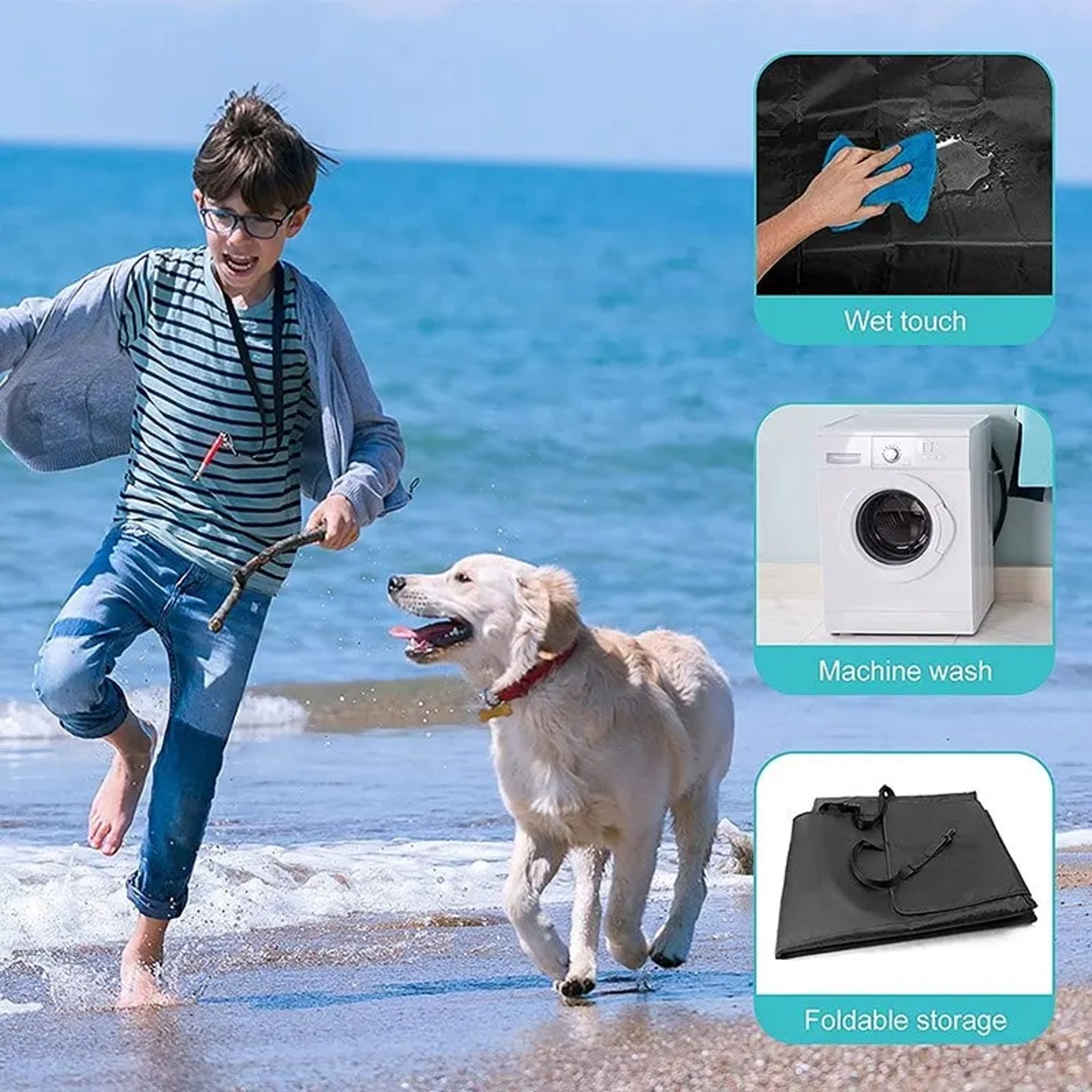 Foldable Heavy Duty Waterproof Pet Dog Car Seat Cover: Protect, Scratchproof, Nonslip – view 5