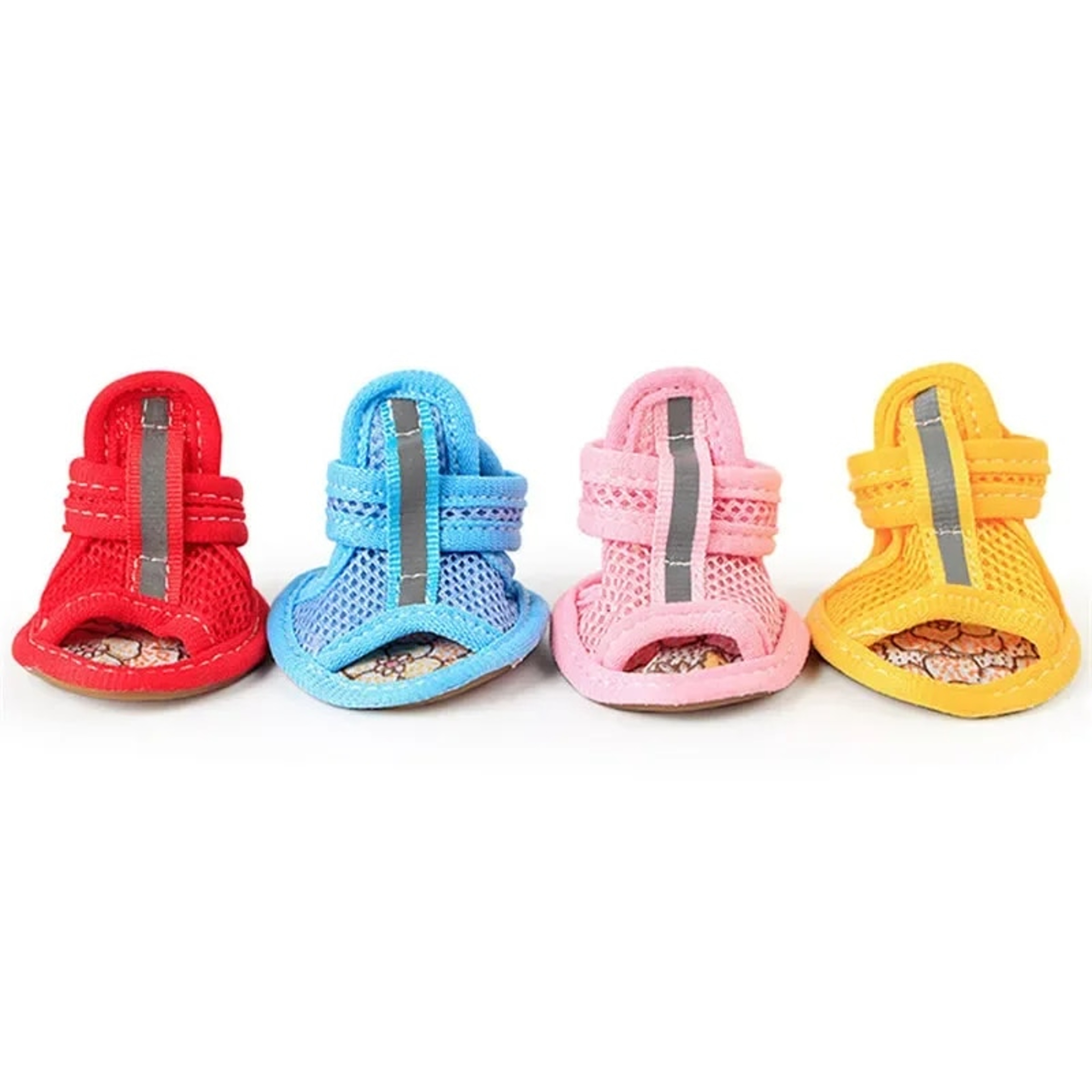 BNkx4pcsetSummerNonslipBreathableDogShoesSandalsforSmallDogsPetDogSocksSneakersjpg