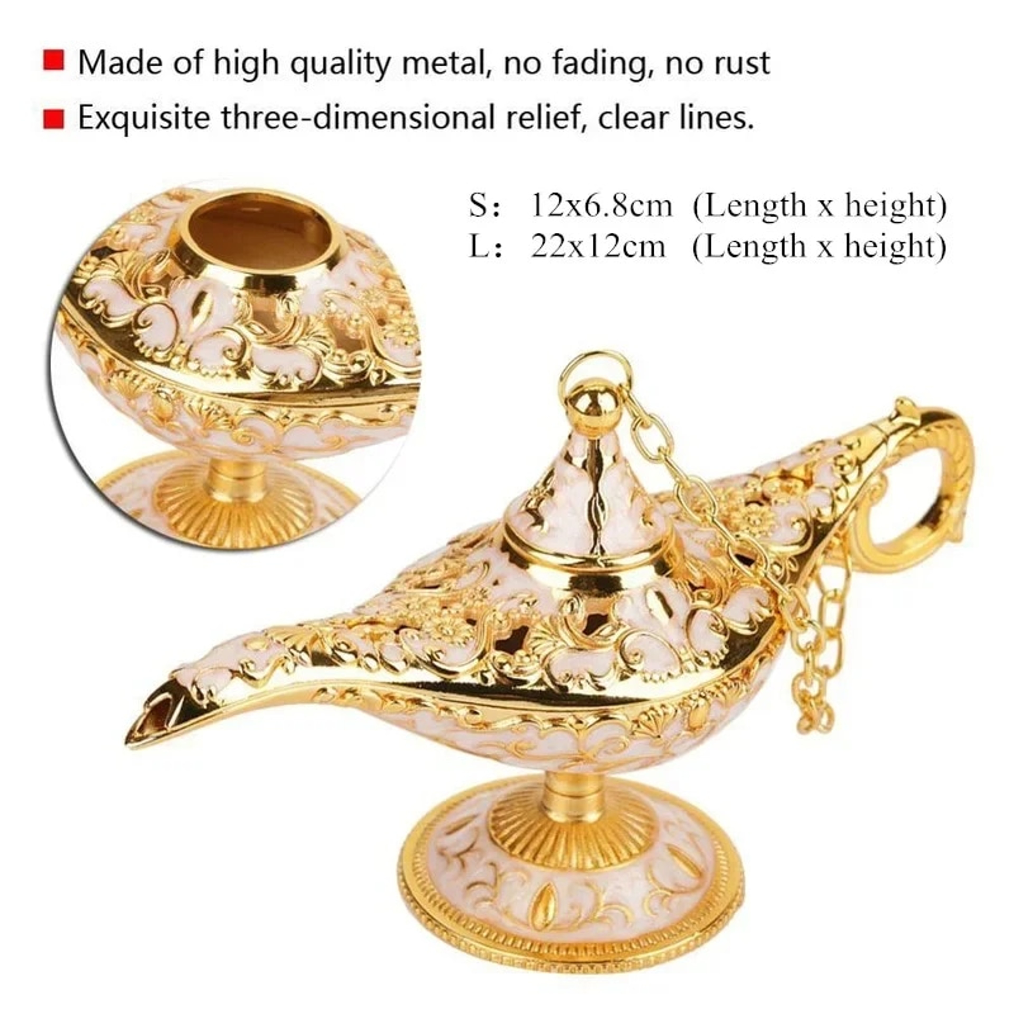 Vintage Aladdin Lamp: Magic Genie Tabletop Decor & Wedding Gift – view 10