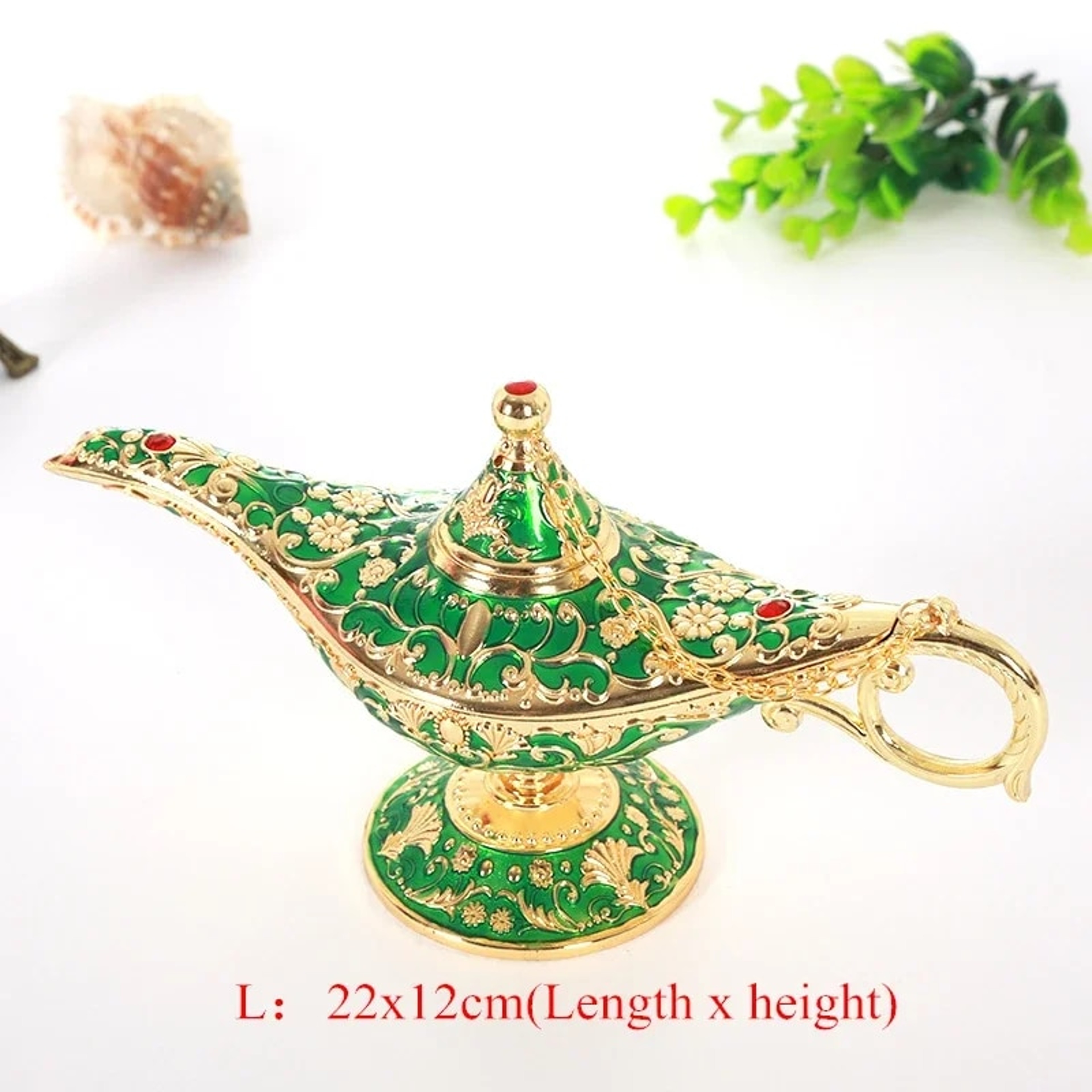 Vintage Aladdin Lamp: Magic Genie Tabletop Decor & Wedding Gift – view 5