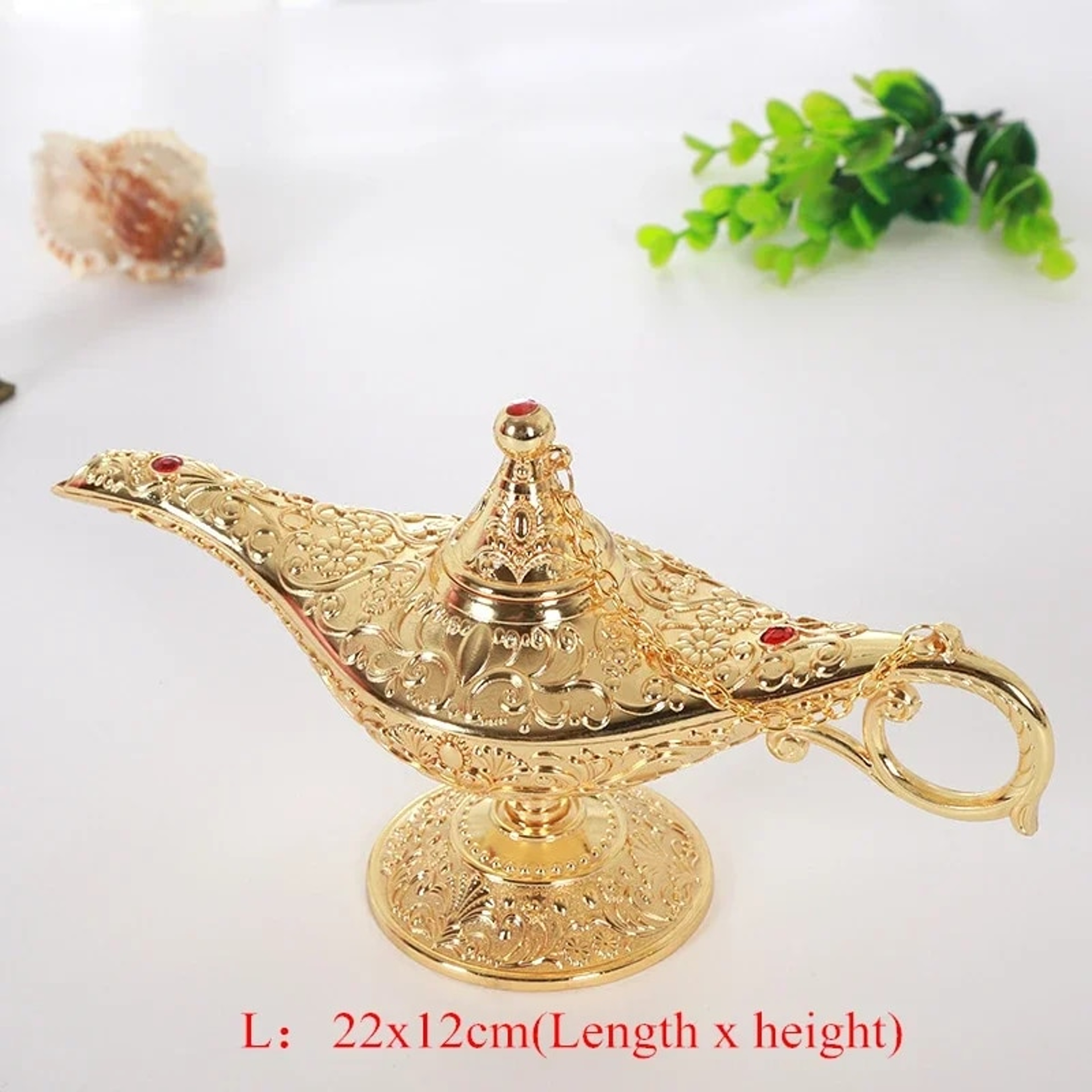 Vintage Aladdin Lamp: Magic Genie Tabletop Decor & Wedding Gift – view 6