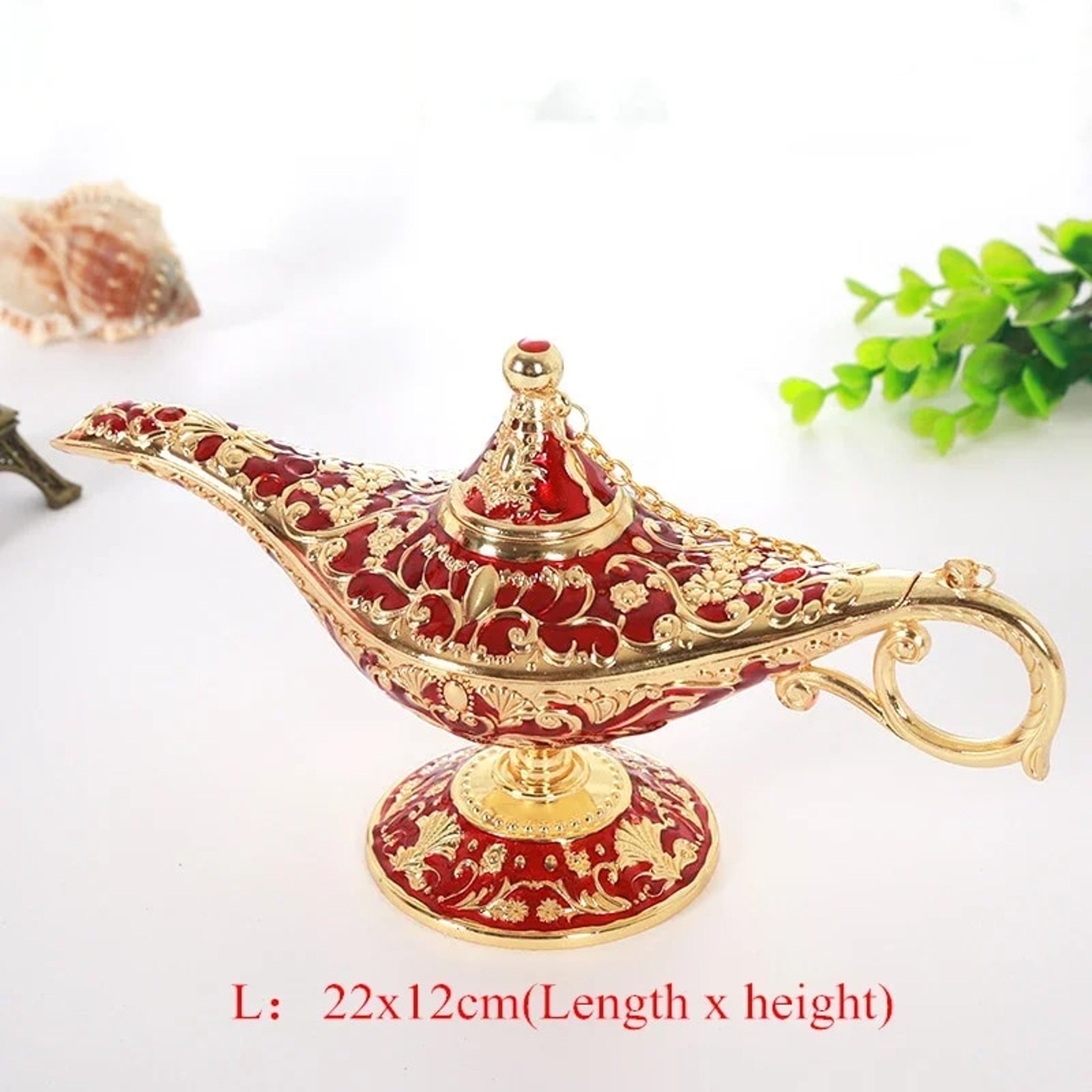 Vintage Aladdin Lamp: Magic Genie Tabletop Decor & Wedding Gift – view 9