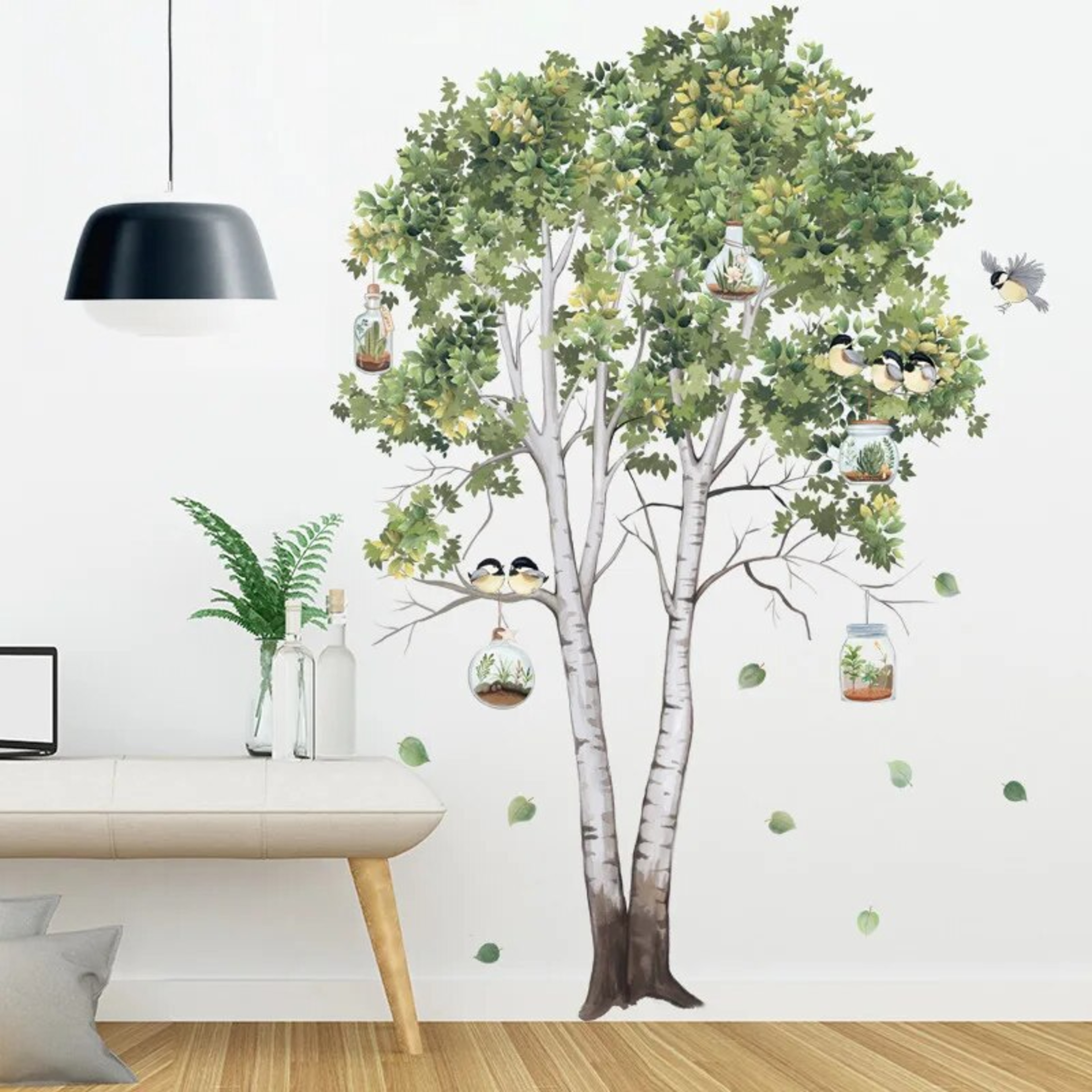 Large Nordic Tree Wall Stickers Living Room Decoration Bedroom Home Decor Art Removable Decals – view 10