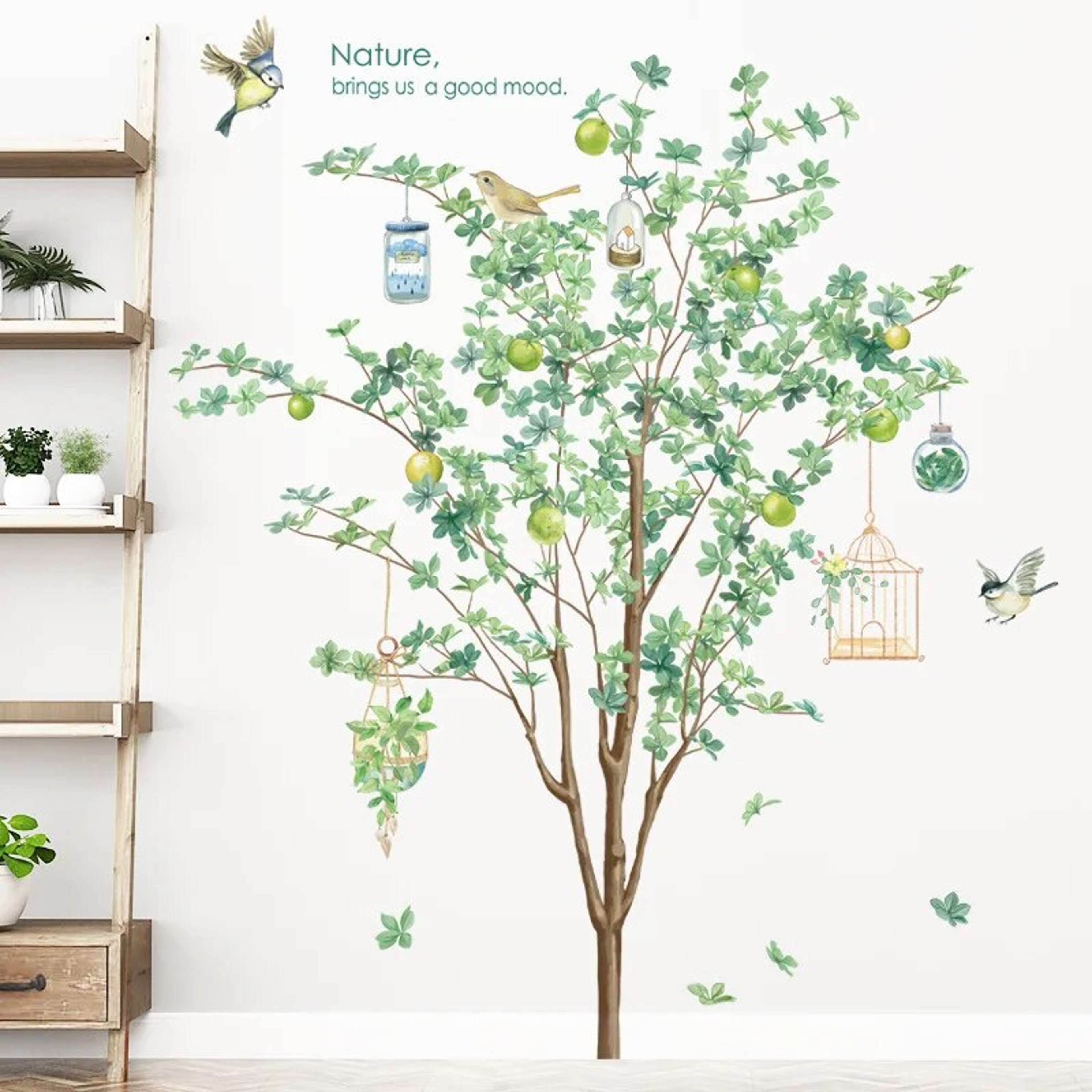 Large Nordic Tree Wall Stickers Living Room Decoration Bedroom Home Decor Art Removable Decals – view 11